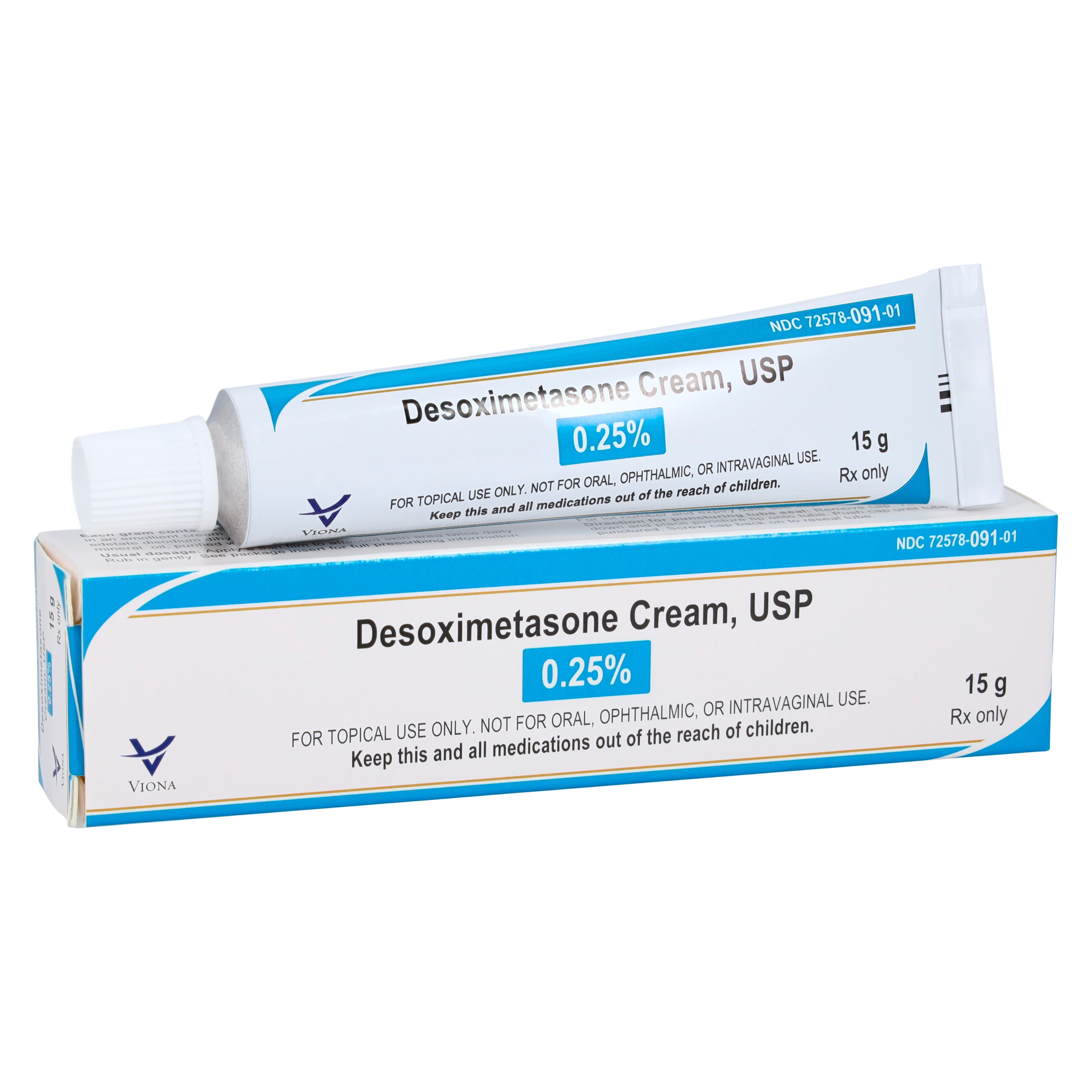 Desoximetasone Cream 0.25%, 15g Tube