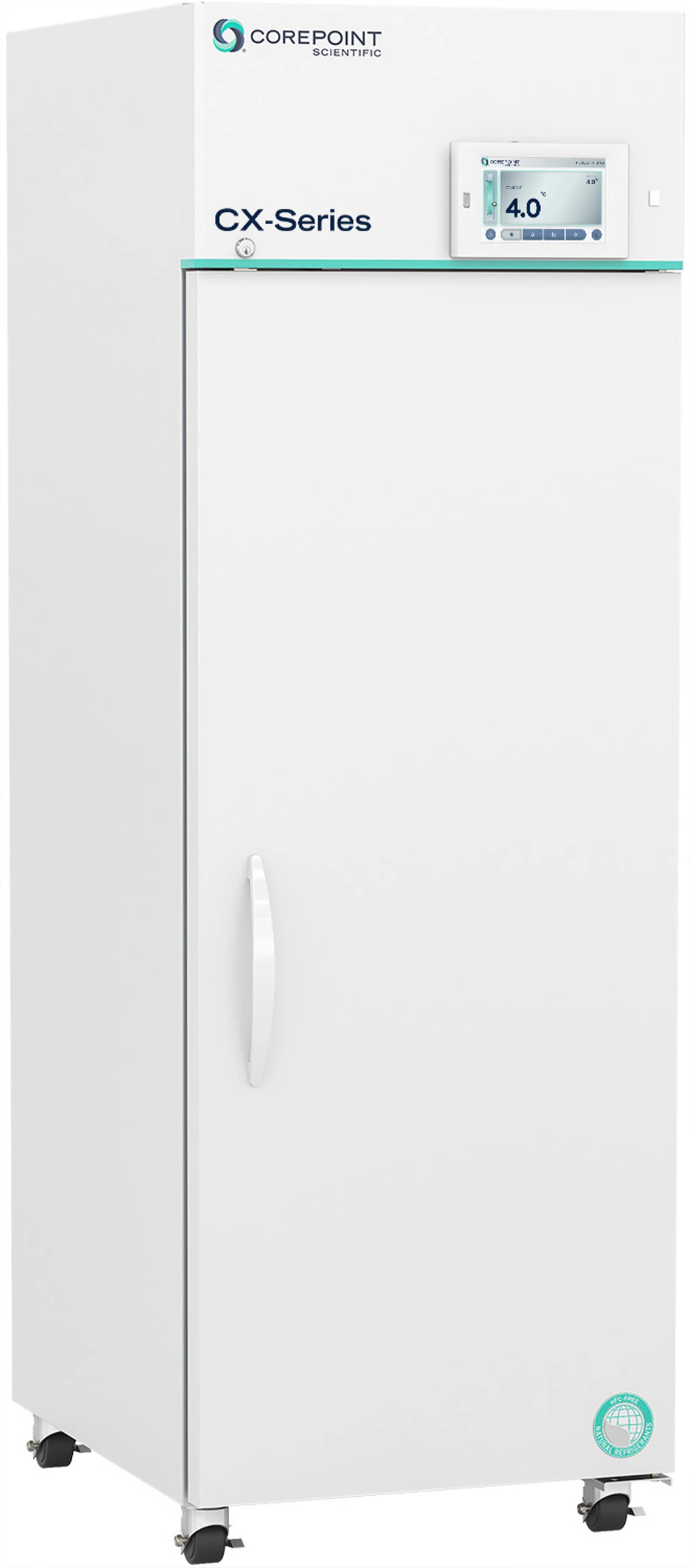 Corepoint Scientific Premium CX Lab Fridge, 23 Cu Ft, Solid Door, Right Hinge, 1-10°C, Cycle Defrost