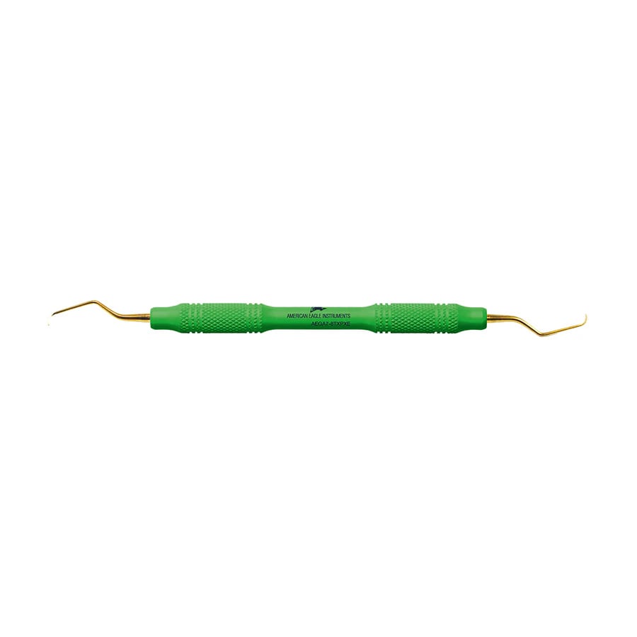 Pro Thin™ XP® SQUARED Technology Gracey +3 Access 7-8 Curette, Premolars/Molars, Green Handle, Double End, AEGA7-8TXPXE