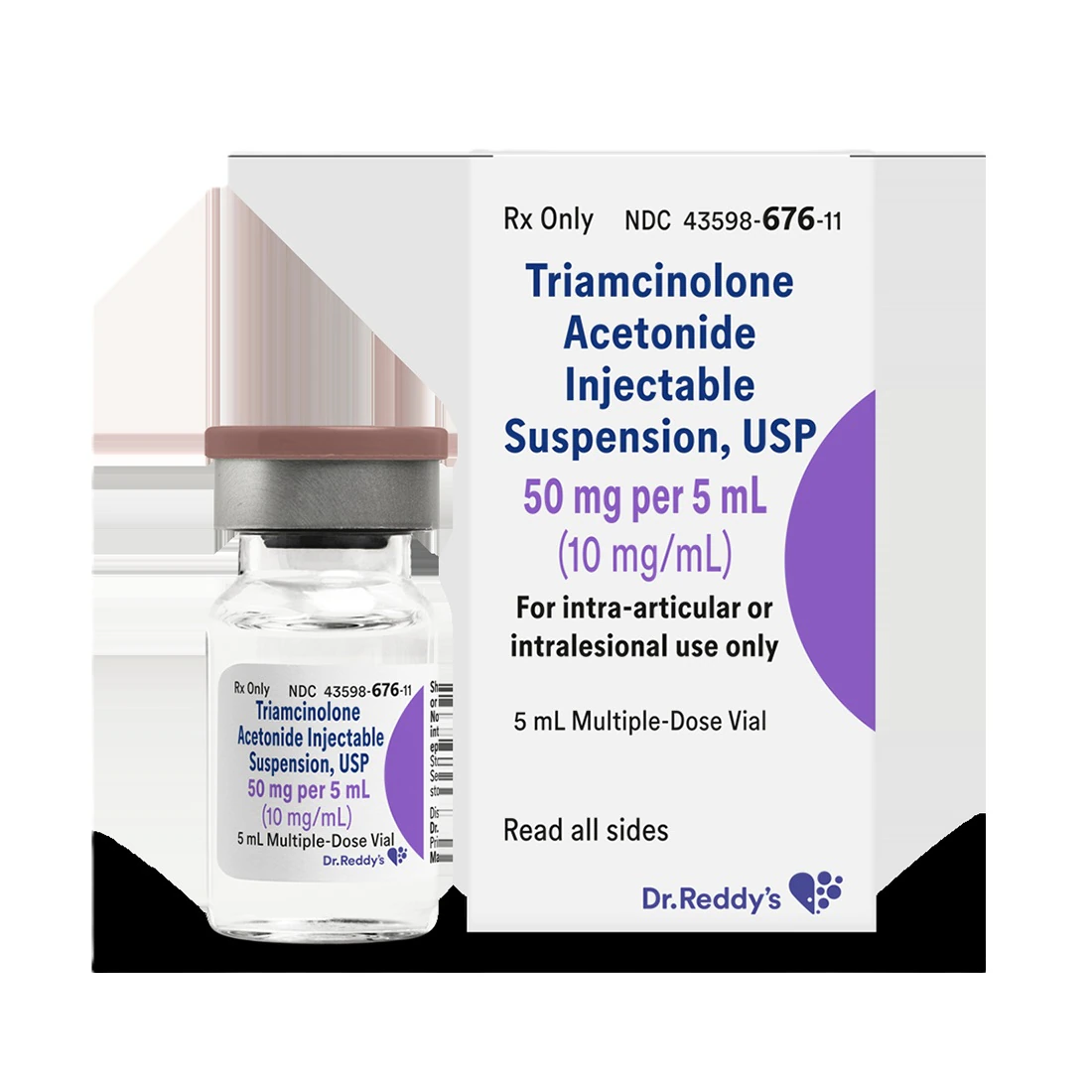 Triamcinolone Acetonide Injection 10mg/mL MDV 5mL, Dr. Reddy's Laboratories