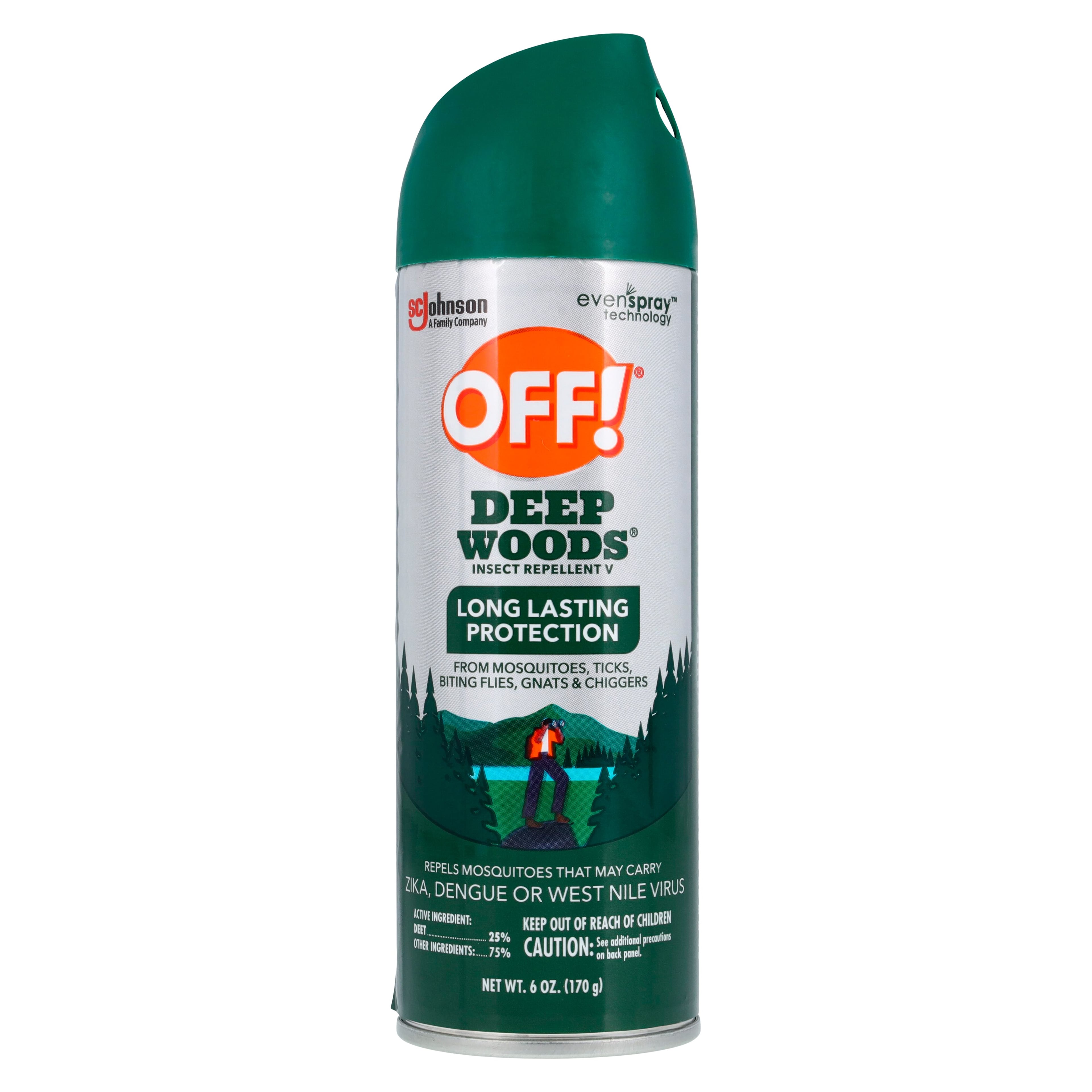OFF! Deep Woods Insect Repellent Spray, 6 oz Can