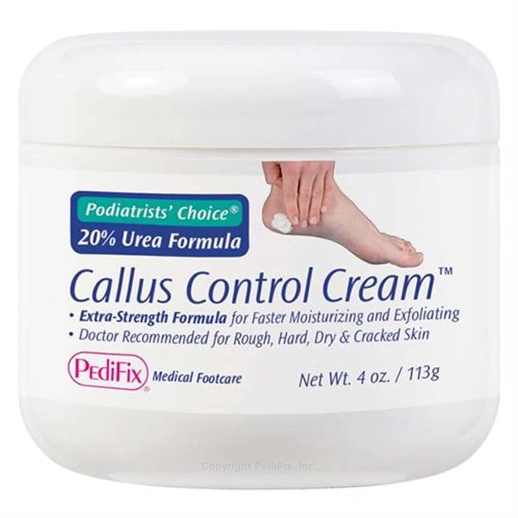 Pedifix Podiatrists' Choice Callus Control Cream, 4 oz Jar