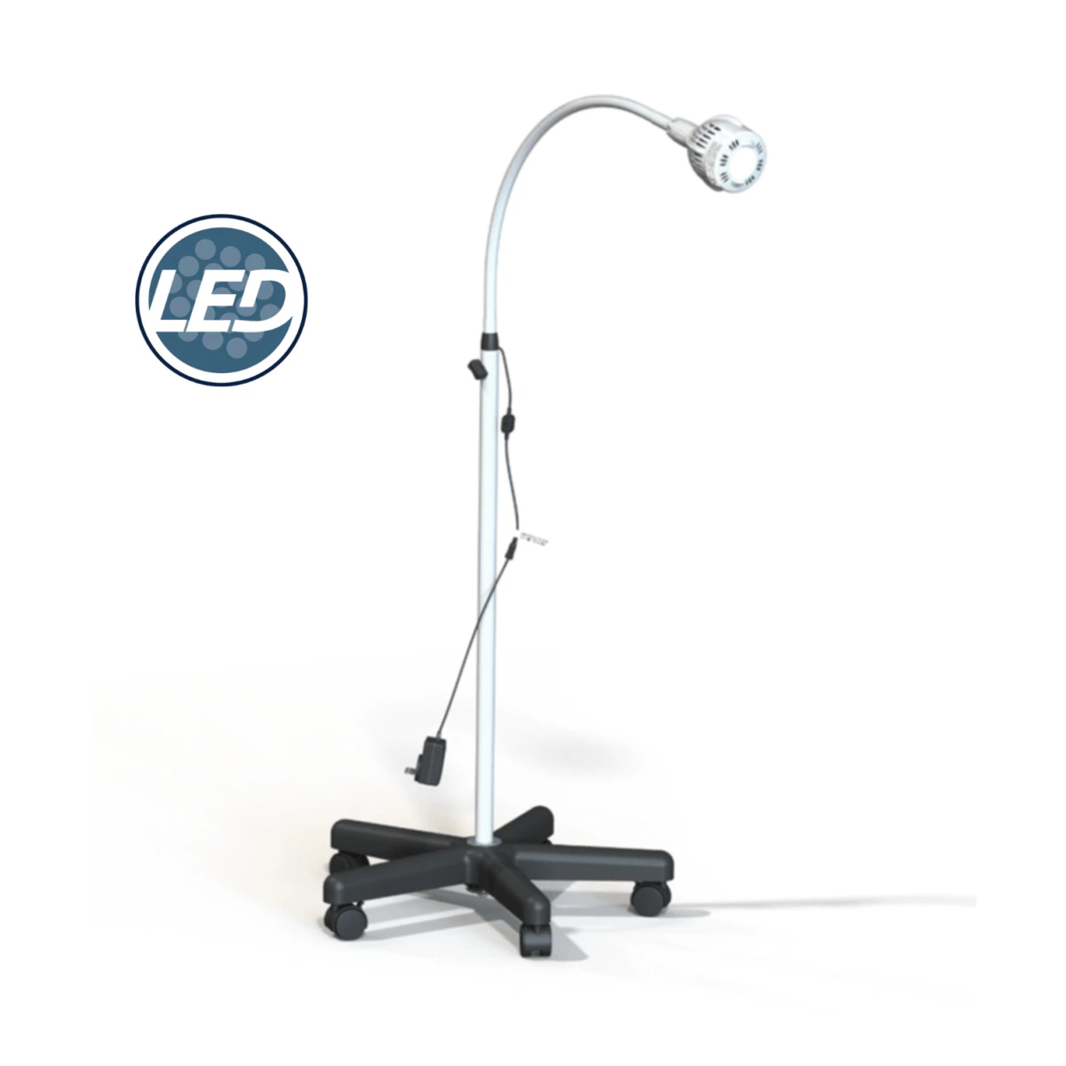 Burton Medical Light Gooseneck Gleamer LED Floor Model