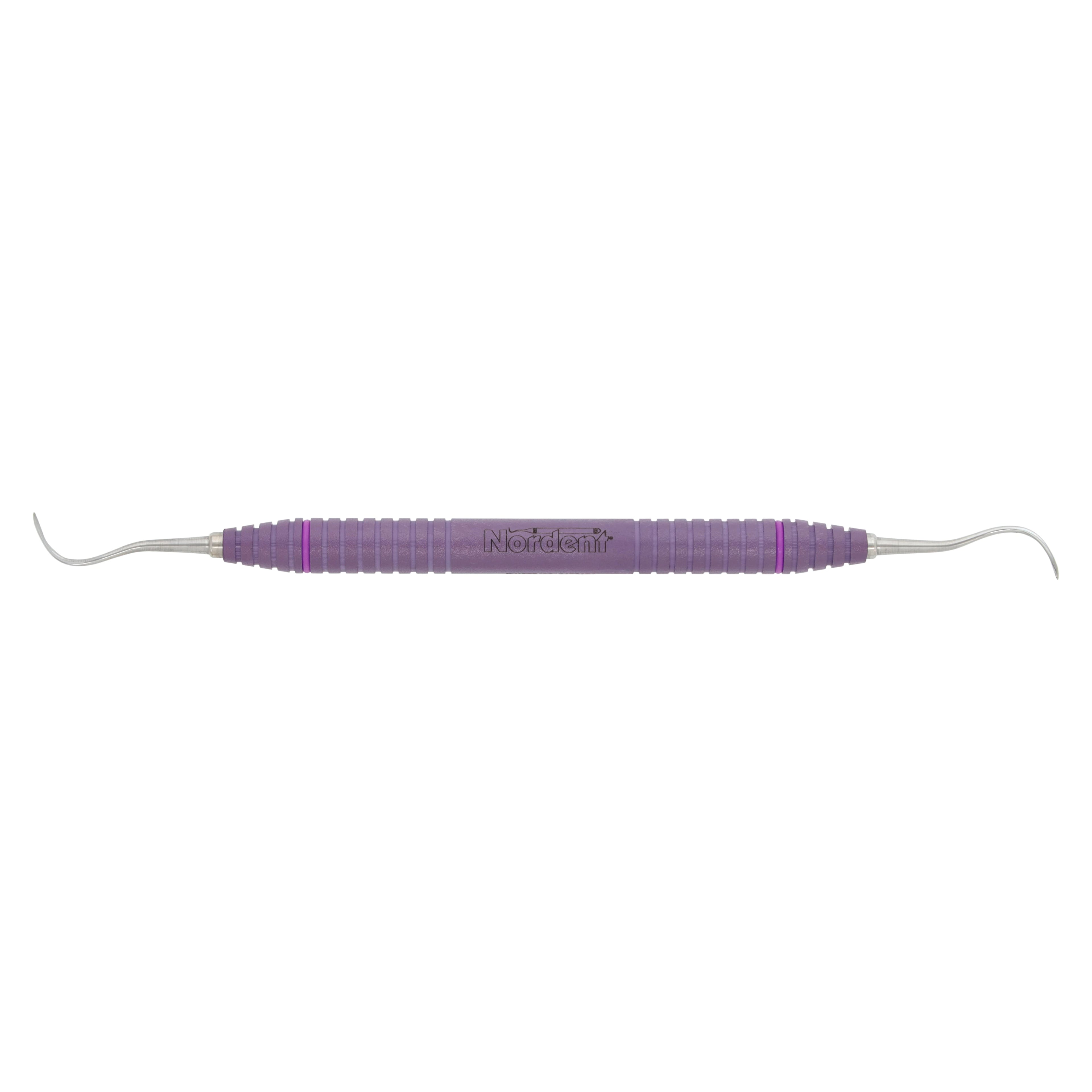 OnPoint Resin Curette McCall 17-18, Double End, #6 Round, Universal, Purple, Adult