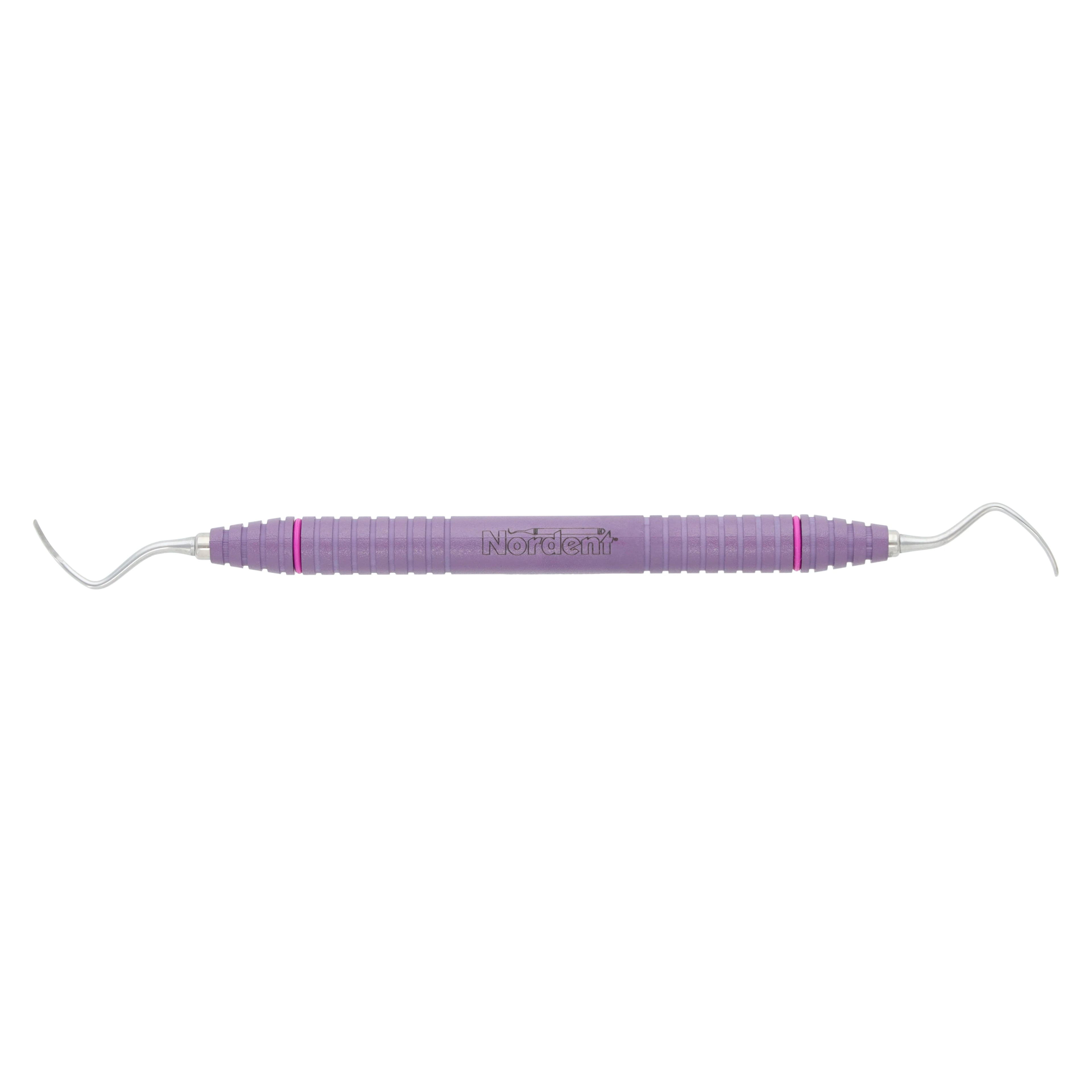 OnPoint Resin Curette Uni R144, Double End, #6 Round, Universal, Purple, Adult