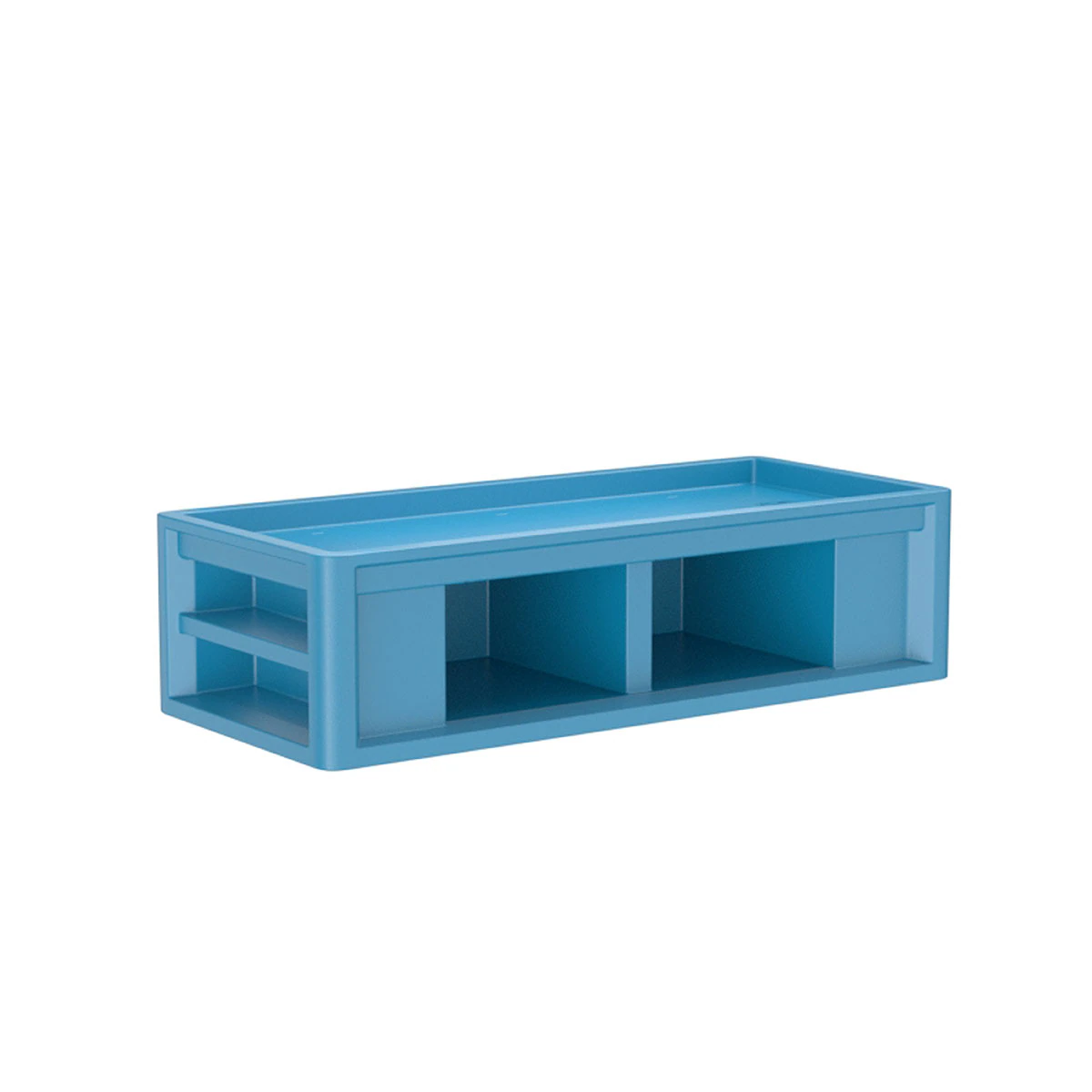 Cortech Endurance 1.0 Platform Bed, Polyethylene, Slate Blue, 81" x 21" x 35"