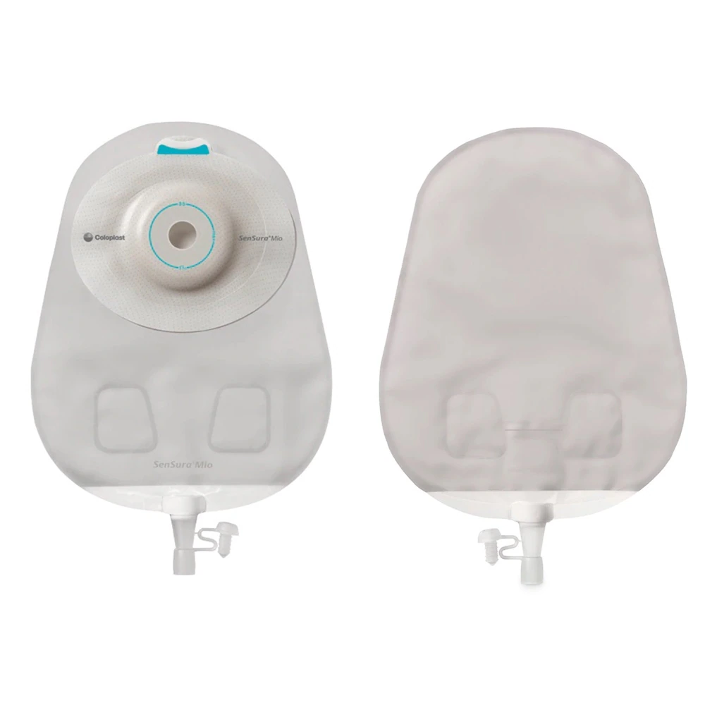 Coloplast SenSura Mio Convex Deep 1-Piece Urostomy Pouch, Transparent, Maxi, 10.5"