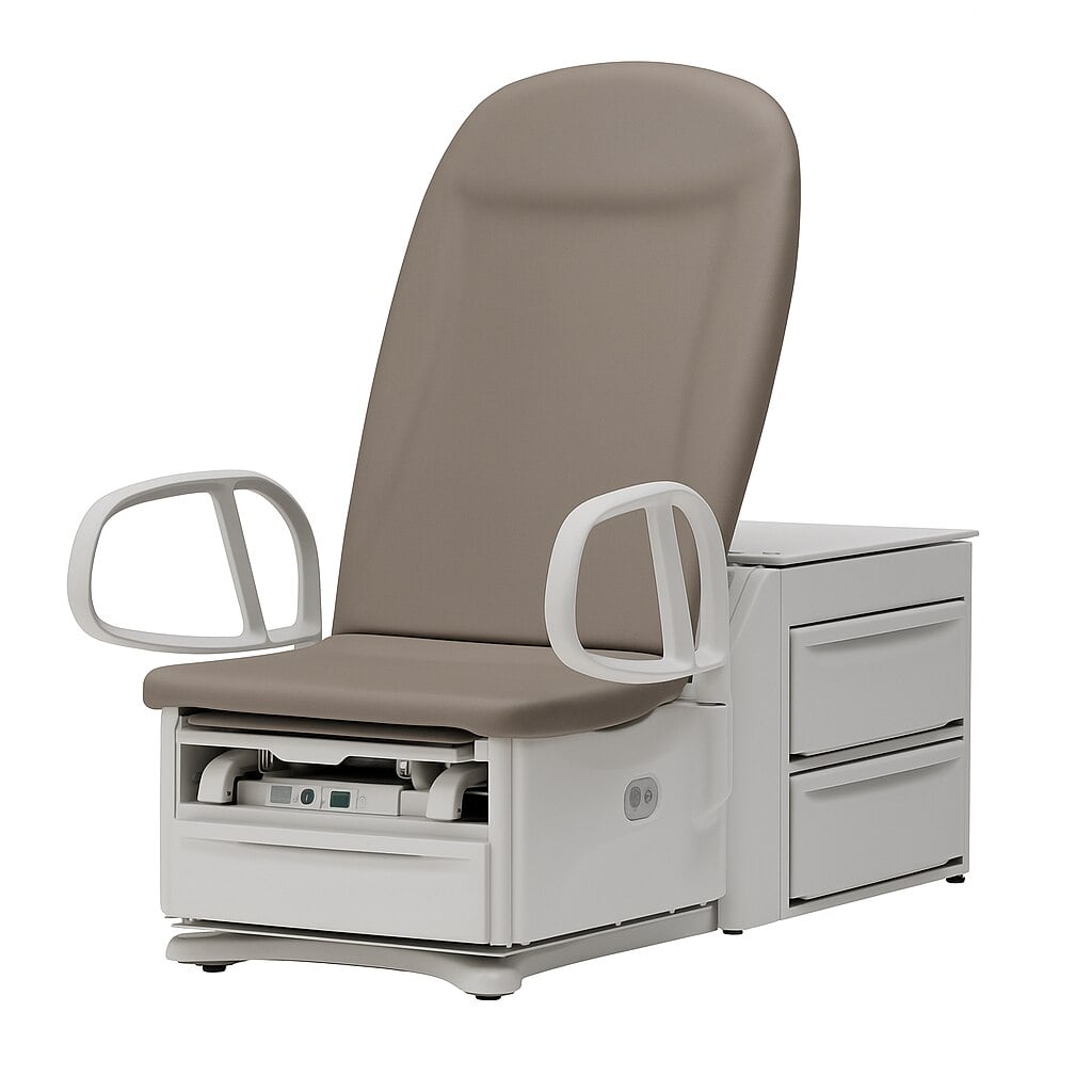 Brewer Access 6800 PLS High-Low PLUS Exam Table, ADA Compliant, 17" Height Range, Mist, 700 lb Capacity
