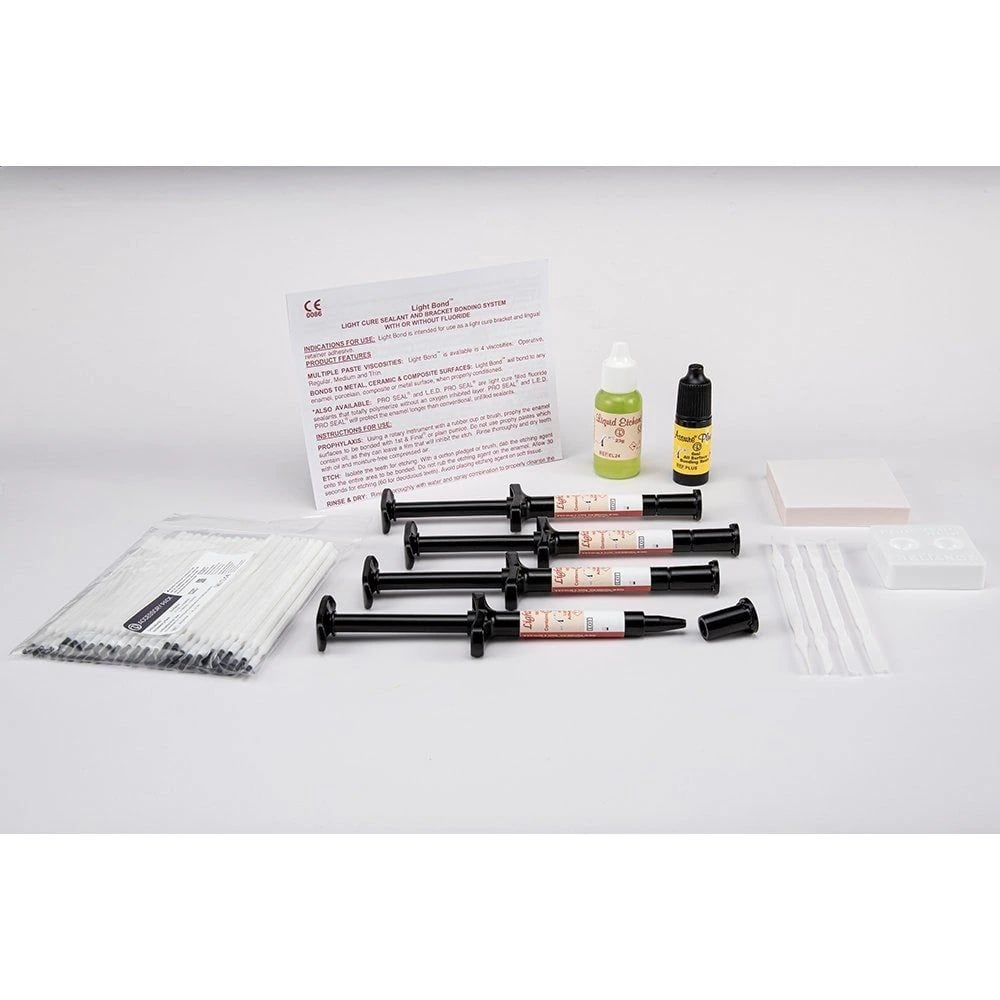 Light Bond Adhesive Medium Kit, Light Cure Syringe, Ortho Technology
