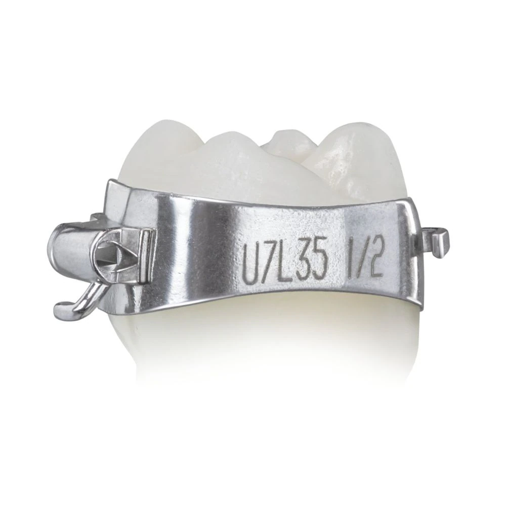 TruFit 2.0 Roth LR6 Prewelded Band & Buccal Tube Assembly with Cleat, Mandibular, 0.022", 3/Package