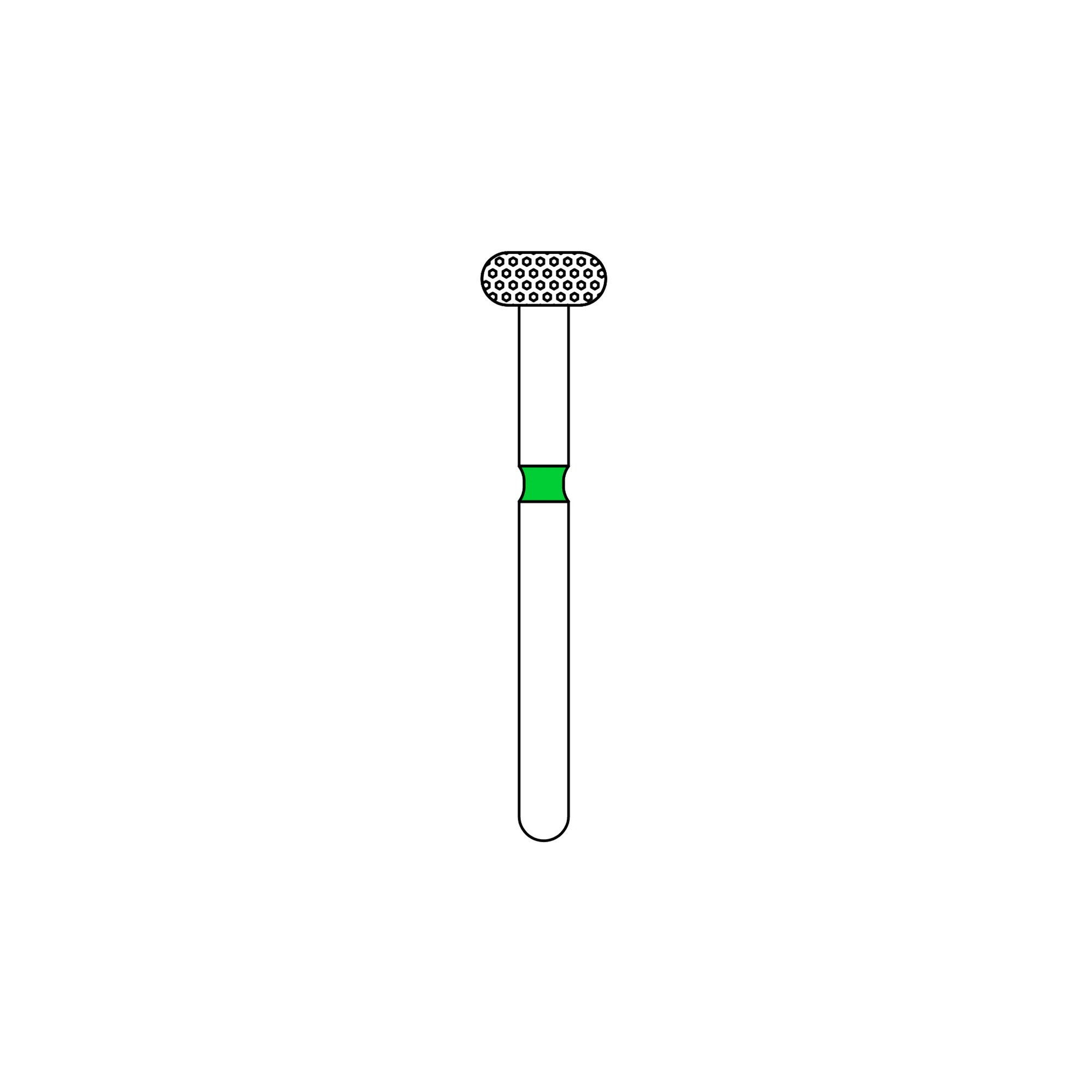 Priva FG #909.040 Coarse Grit Wheel Shaped Diamond Burs, 5/Pk, P909040C