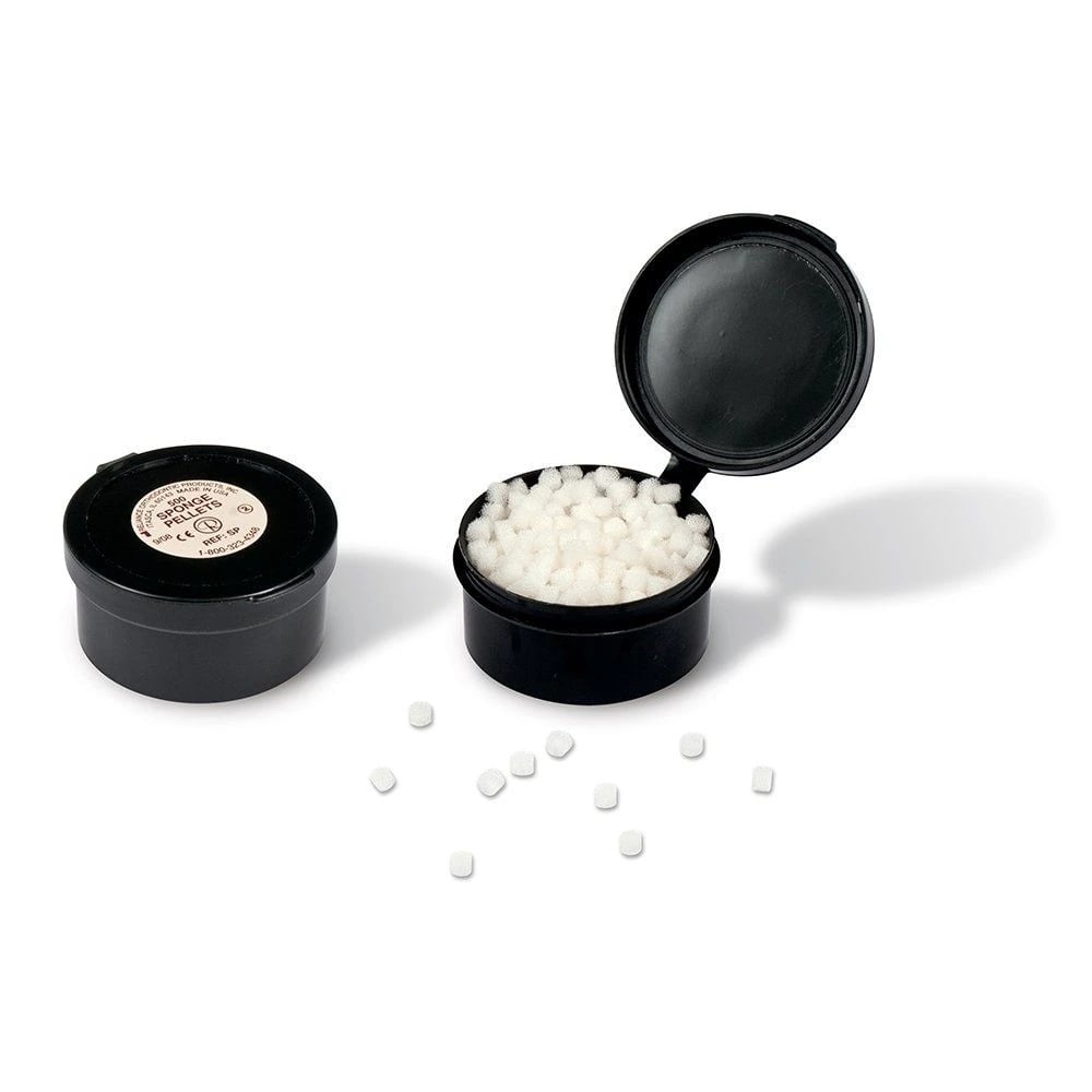 Reliance Sponge Pellets, Mini, Polyethylene, 500/Package
