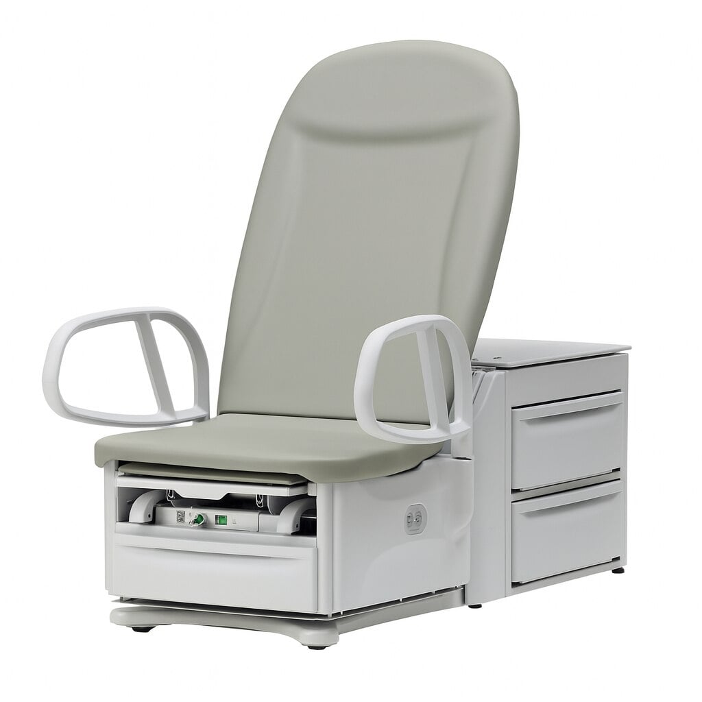 Brewer Access6500 PLS High-Low PLUS Exam Table, Clamshell, 17" ADA Compliant, 450 lb Capacity