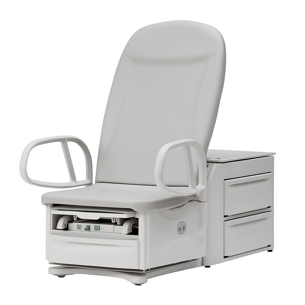 Brewer Access High-Low PLUS Exam Table, 17" ADA Compliant, 450 lb Capacity, Model 6501