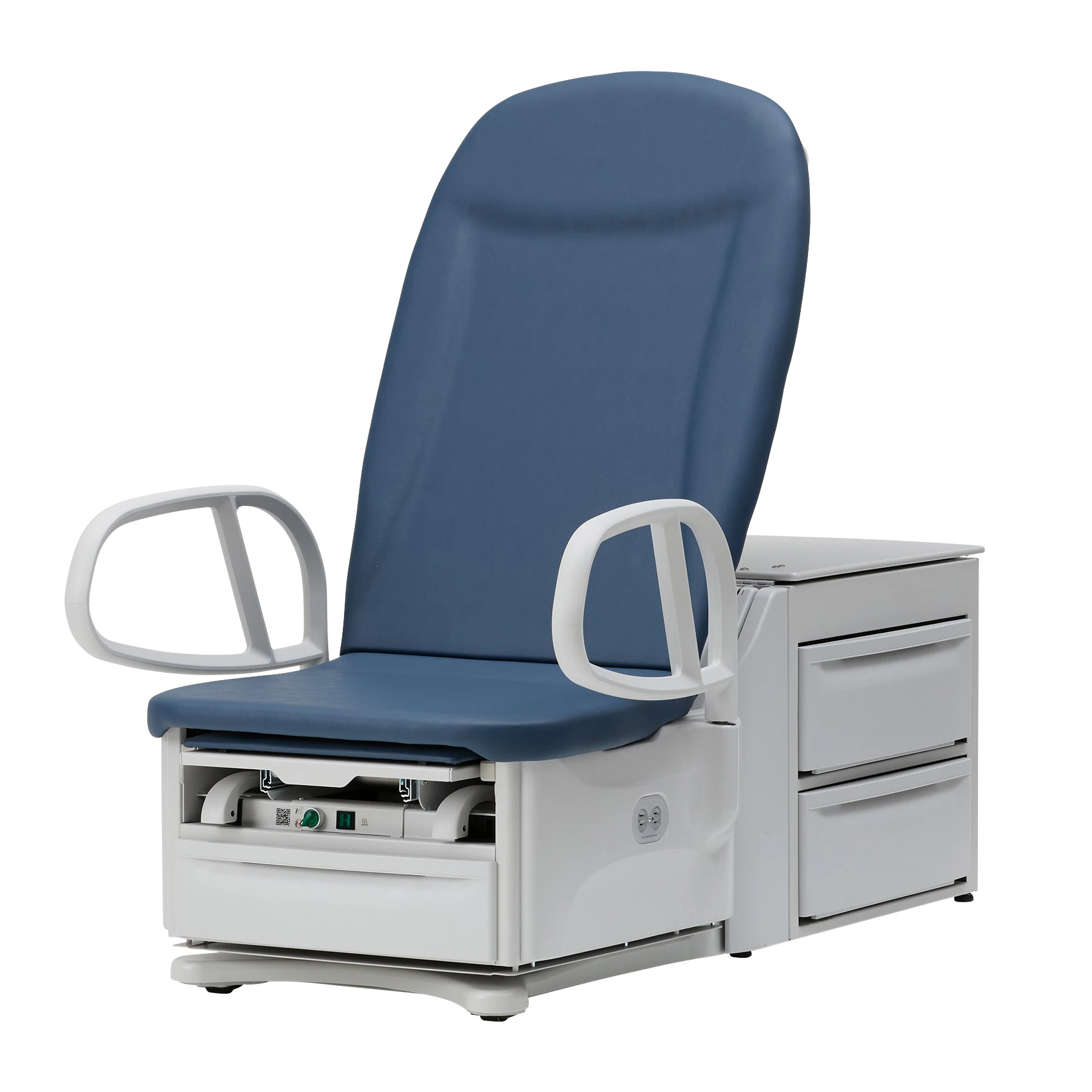 Brewer Access High-Low PLUS Exam Table, Deep Sapphire, 450 lb Capacity, 17" ADA Compliant, Model 6501