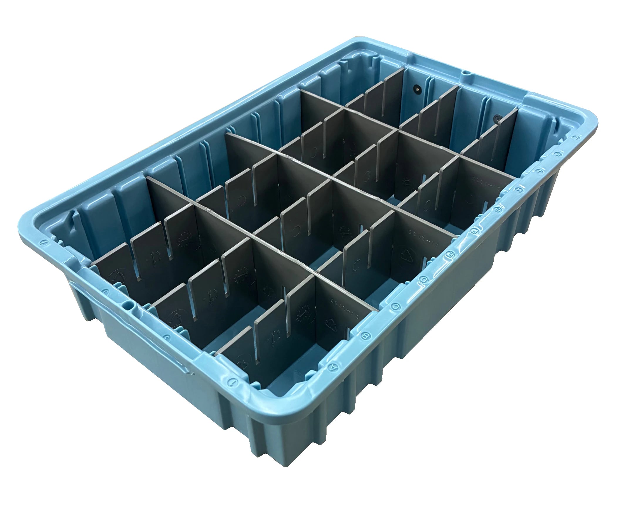 Clinton Industries Bin with Dividers for 67200 Phlebotomy Cart