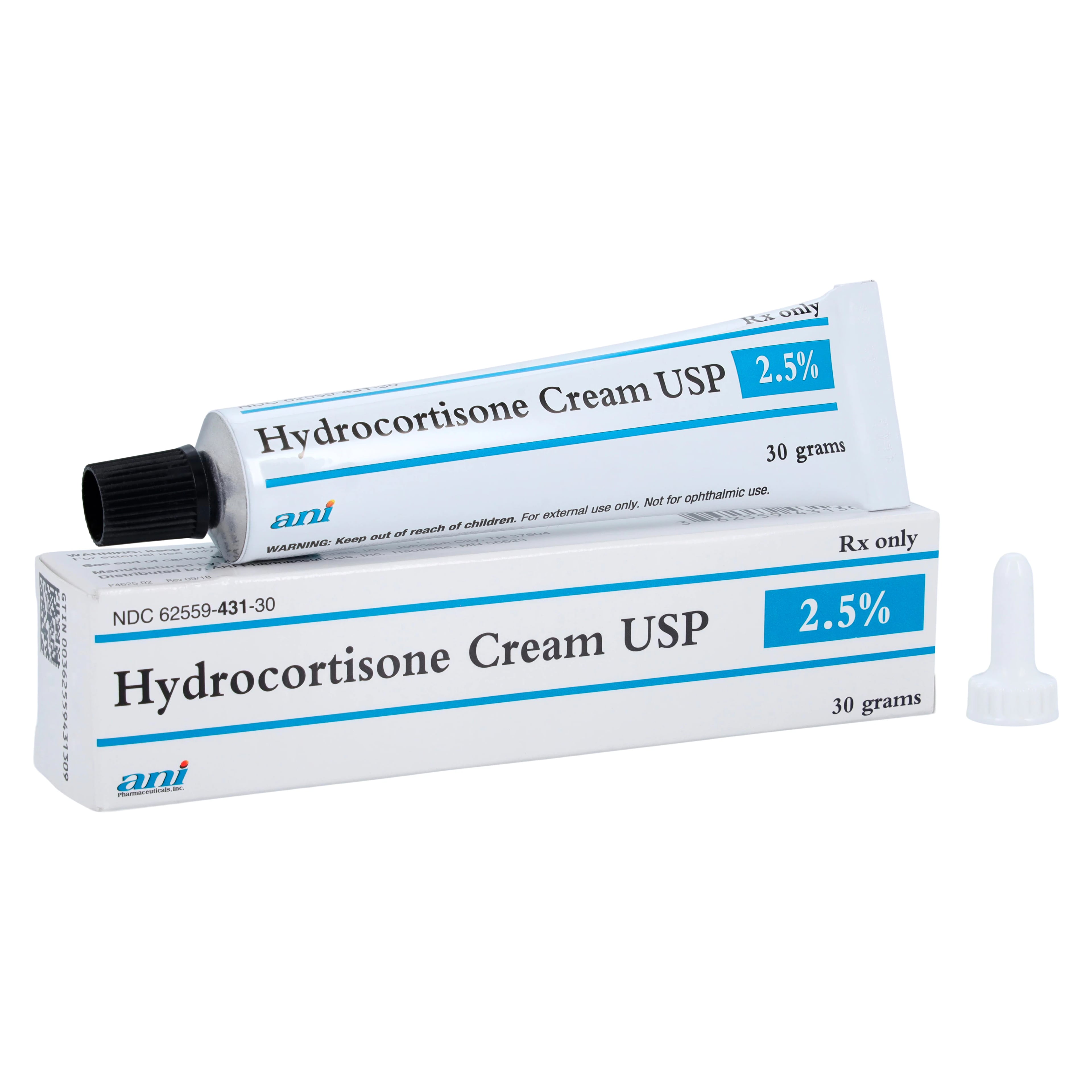Hydrocortisone Topical Cream 2.5%, 30 g Tube (ANI Pharmaceutical)