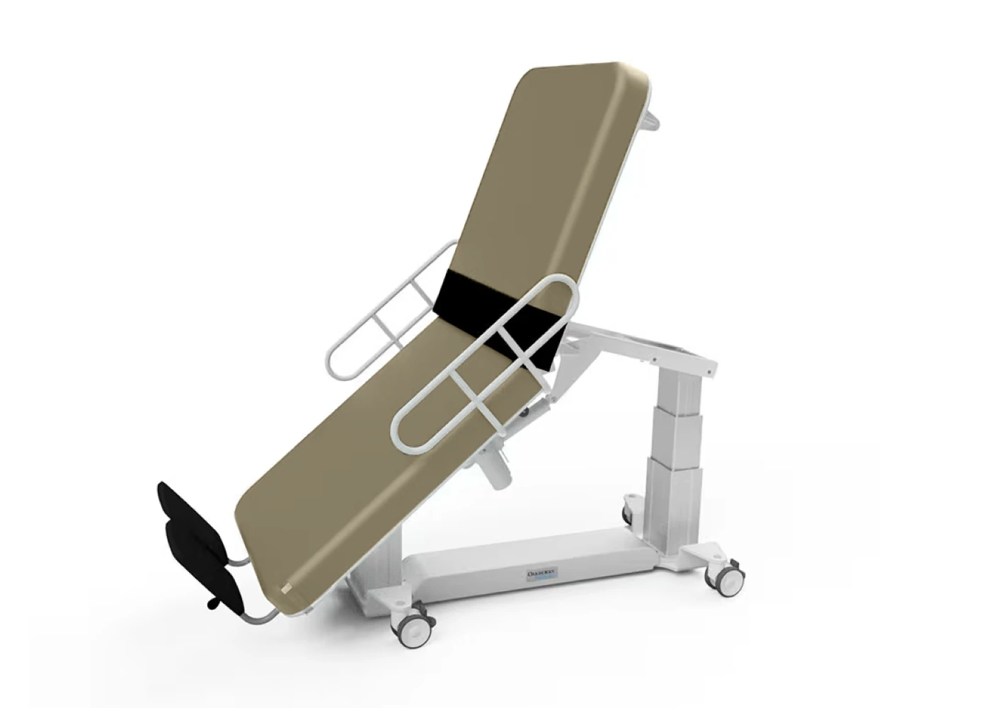 Oakworks Vascular Imaging Table, 30"W with Cardio Pan, Clay Finish