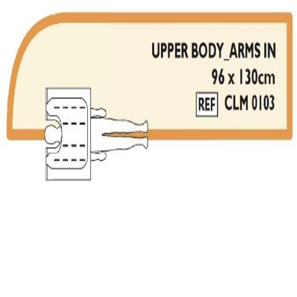 Care Essentials Warming Blanket, Upper Body, for Convective Patient Warming Machine, 30/Case