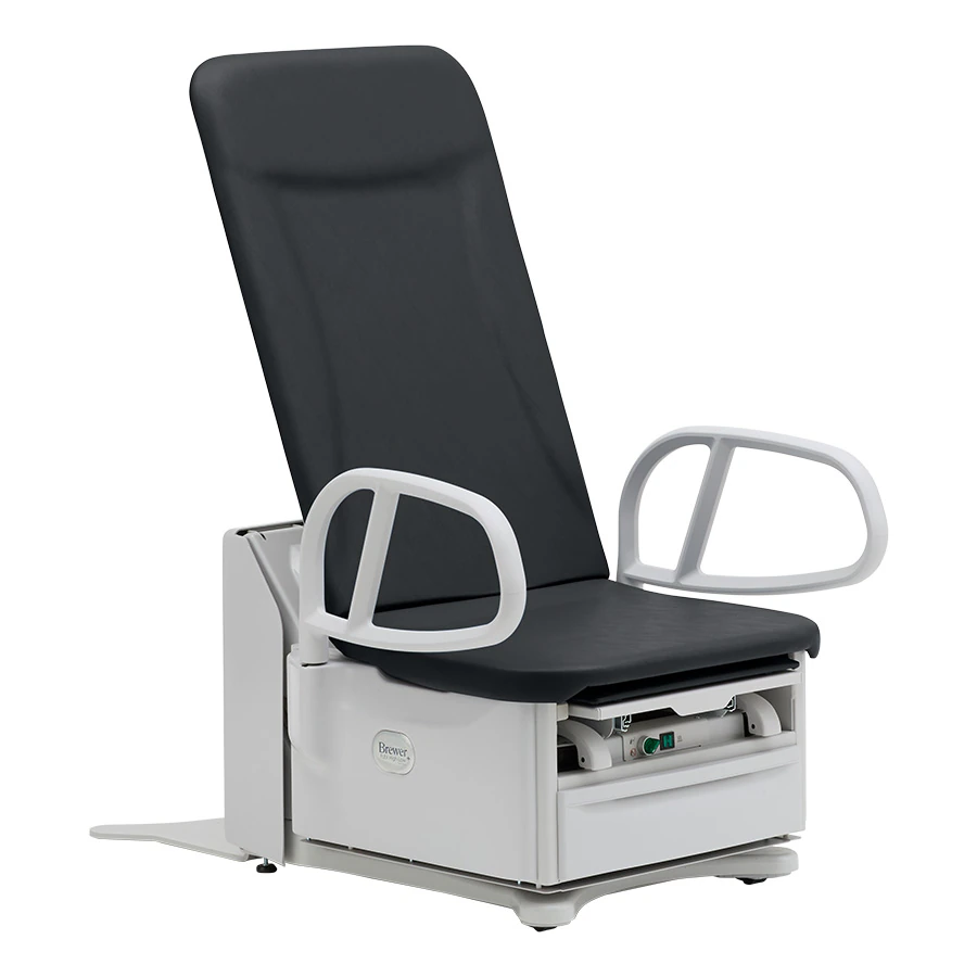 Brewer Flex 5701 High-Low PLUS Exam Table, 17" ADA Compliant, Black Satin, 700 lb Capacity