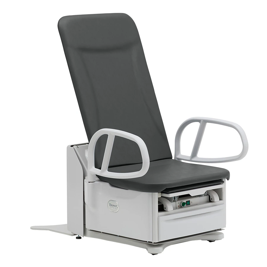 Brewer FLEX High-Low PLUS Exam Table, 17" ADA Compliant, Chateau Grey, 700 lb Capacity, Model 5701