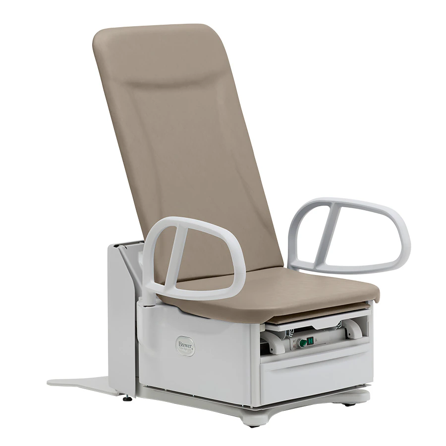 Brewer FLEX High-Low PLUS Powered Exam Table, 17" ADA, Mist Finish, 700 lb Capacity, Model Flex5800