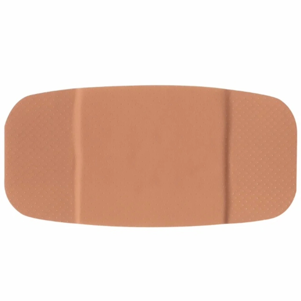 American White Cross Adhesive Bandage, Plastic, 2x4", Tan, Sterile, 1000/Case