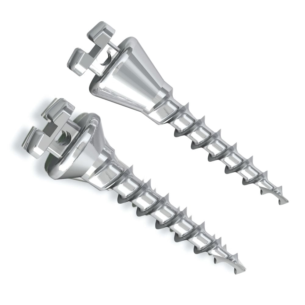 Spider Screw Temporary Anchorage Device System, K2, Short Neck, 1 mm, 9 mm, SCR-1909