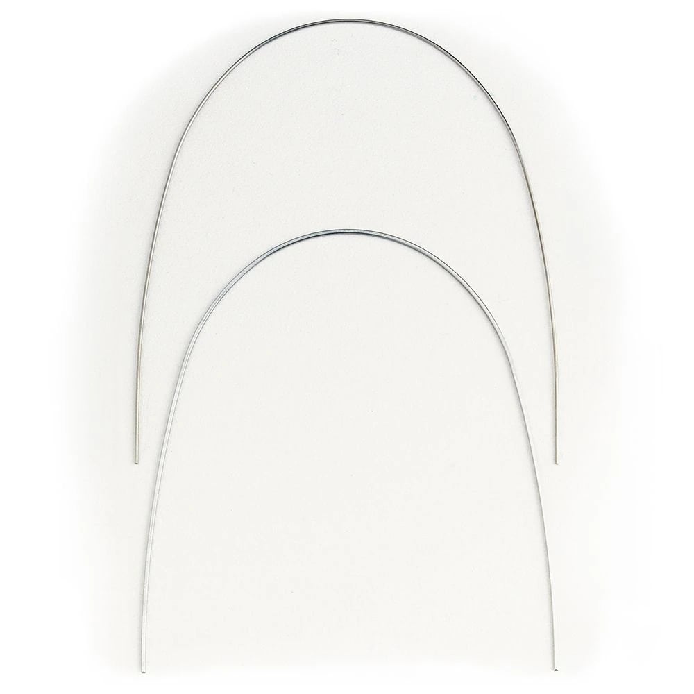 TruForce Stainless Steel Euro Rectangular Archwire, Lower, 0.017 in x 0.025 in, 10/Pk