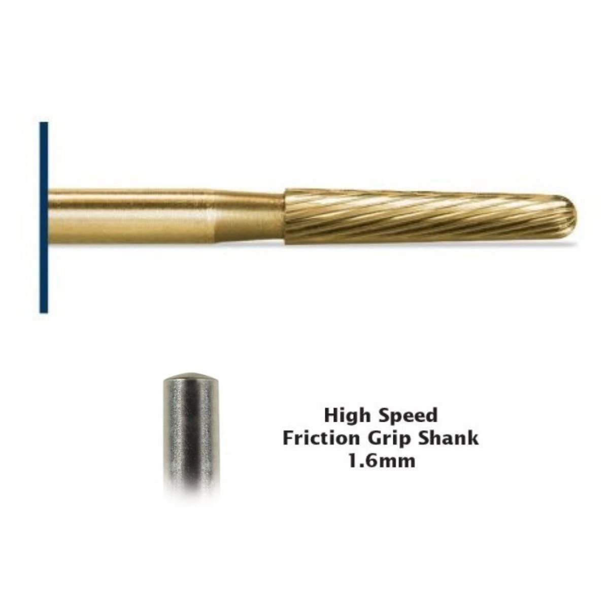 Galaxy Debonding Bur 18 Fluted, 8.3 mm, Carbide, Friction Grip, 5/Pk
