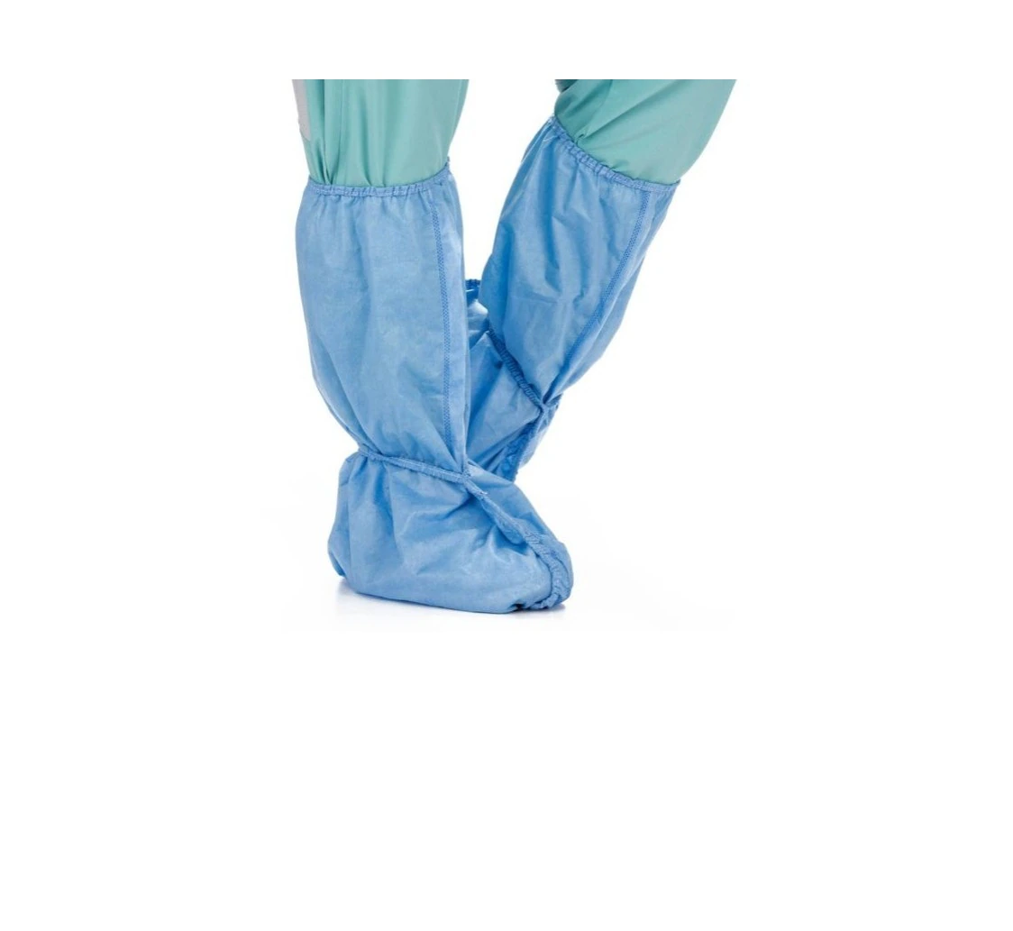Cardinal Health Fullguard High-Top Shoe Covers, Universal Size, Skid-Resistant, Polypropylene, 80 Pairs/Case