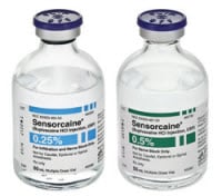 Sensorcaine Plain SDV 30mL Preservative Free, 0.25%, 25/Box