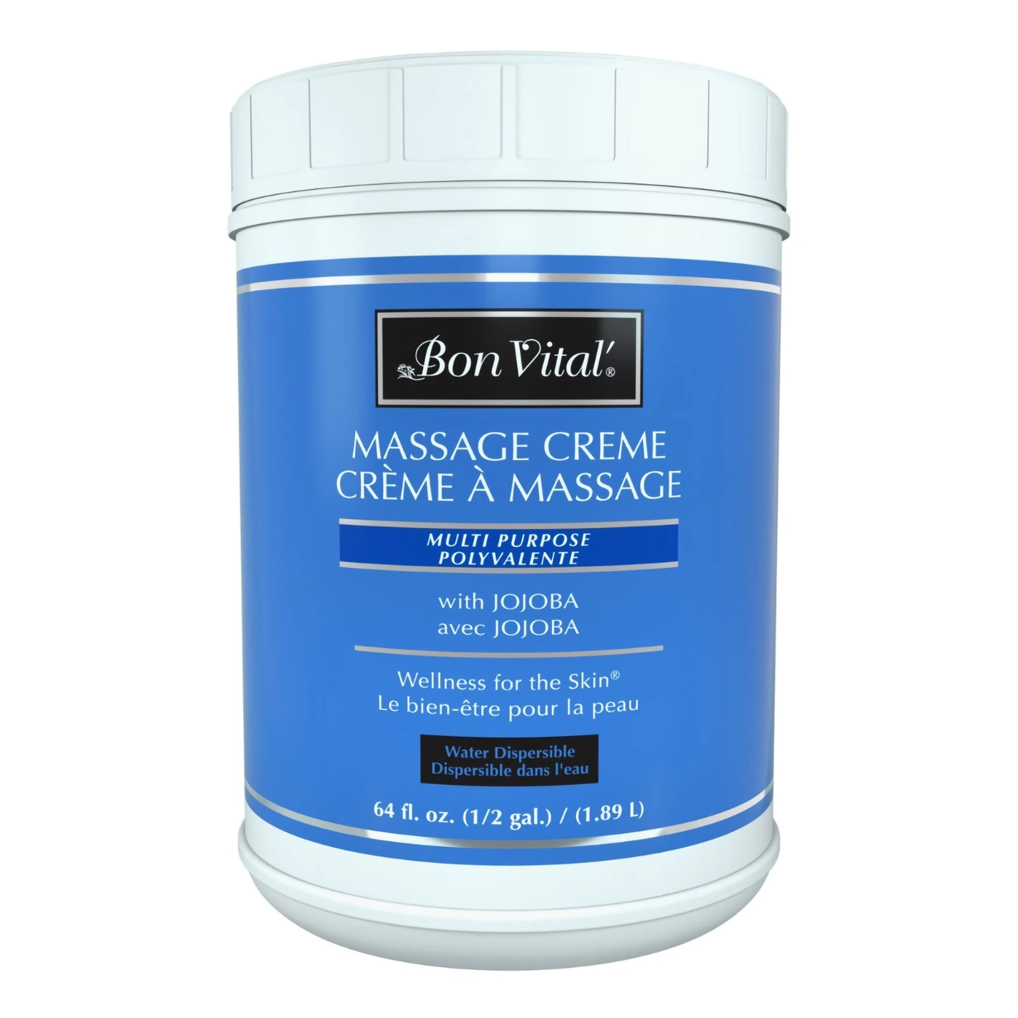 Bon Vital Multipurpose Creme with Jojoba & Avocado Oil, 0.5 gal (64 fl oz) Bottle
