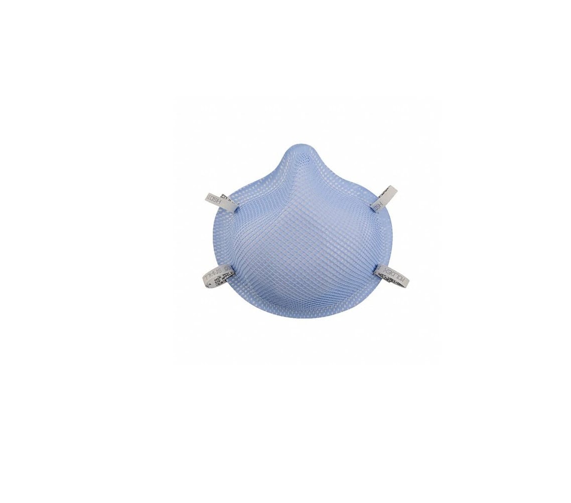 Moldex Respirator Mask, NIOSH N95, ASTM Level 3, Small, Blue, 20/Package