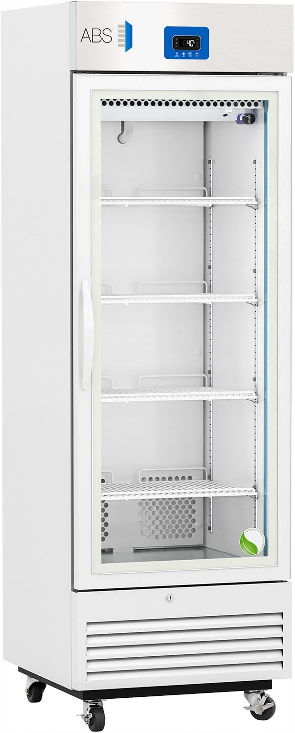 American Biotech Supply Premier Glass Door Laboratory Refrigerator, 16 Cu Ft, Glass Door