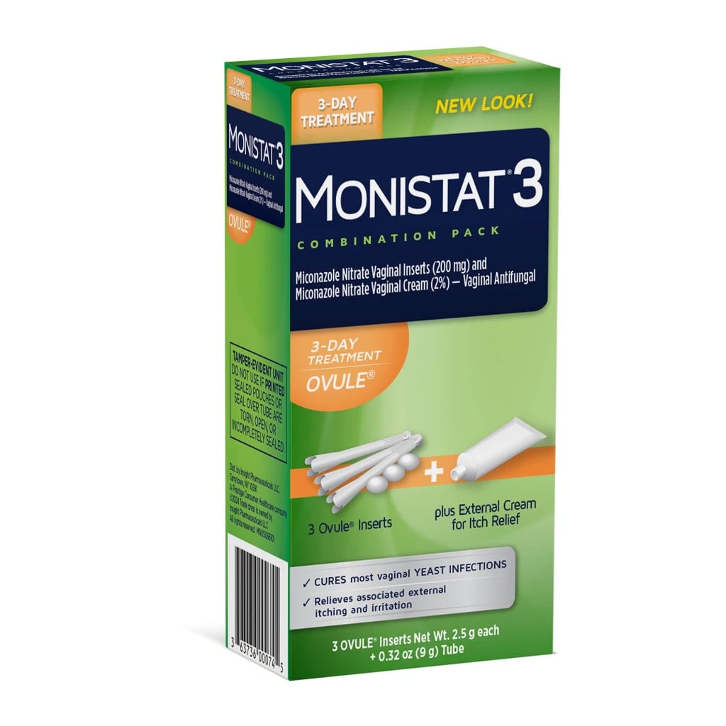 Monistat 3-Day Combination Pack, 3/Box