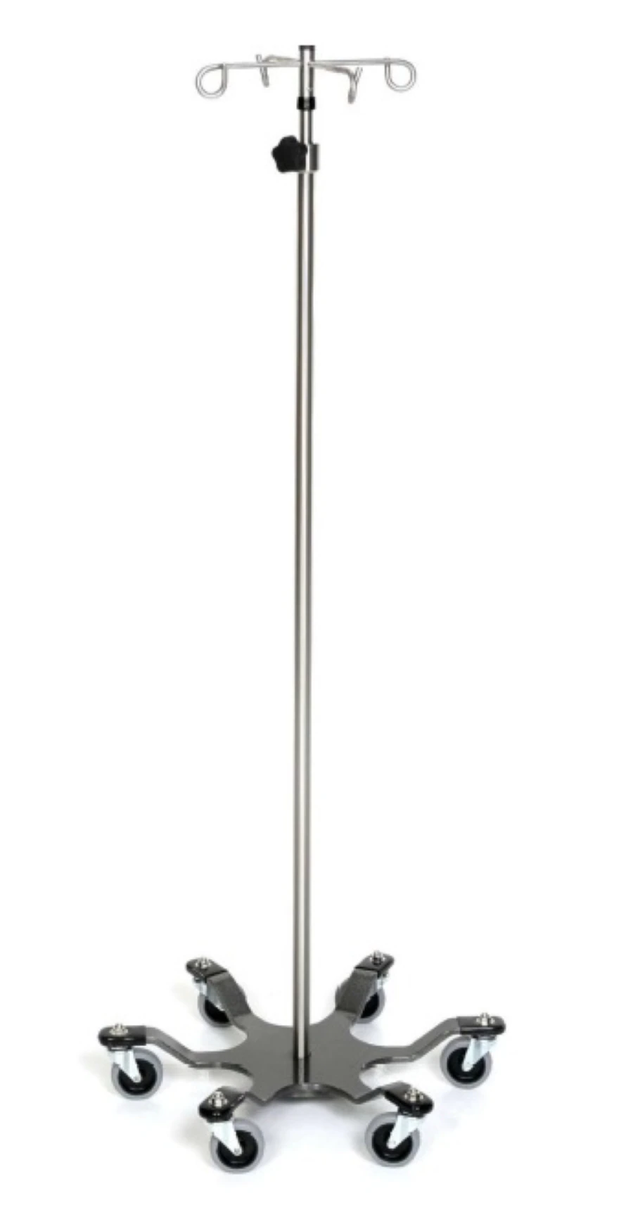 Future Health Concepts Infusion Pump Stand, 4 Hooks, Height Adjustable 52"-94"