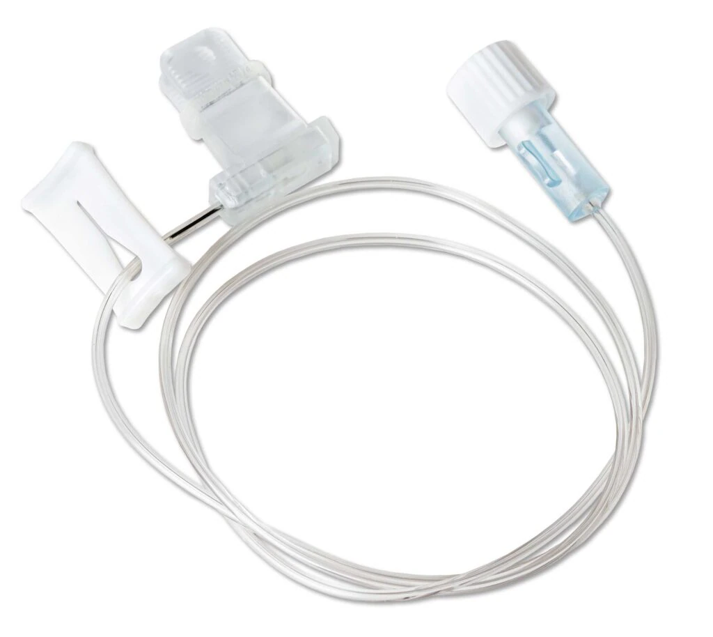 Koru Medical High-Flo Subcutaneous Needle Infusion Set, 24 Gauge x 9mm, Sterile, Safety, 3 Needles, 10/Case
