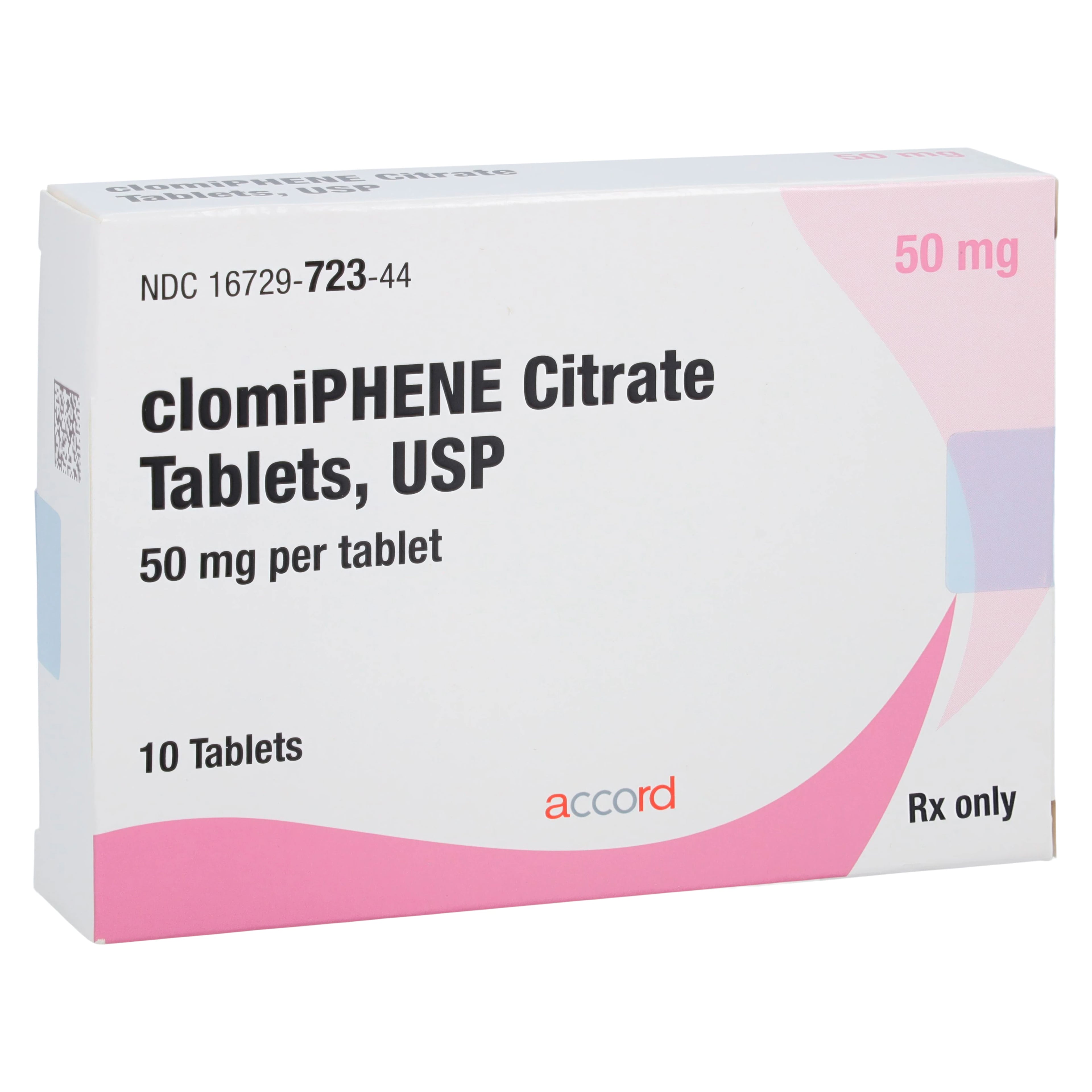 Clomiphene Citrate Tablets 50mg, Blister Pack of 10, Box of 10 (ACCO International Inc.)