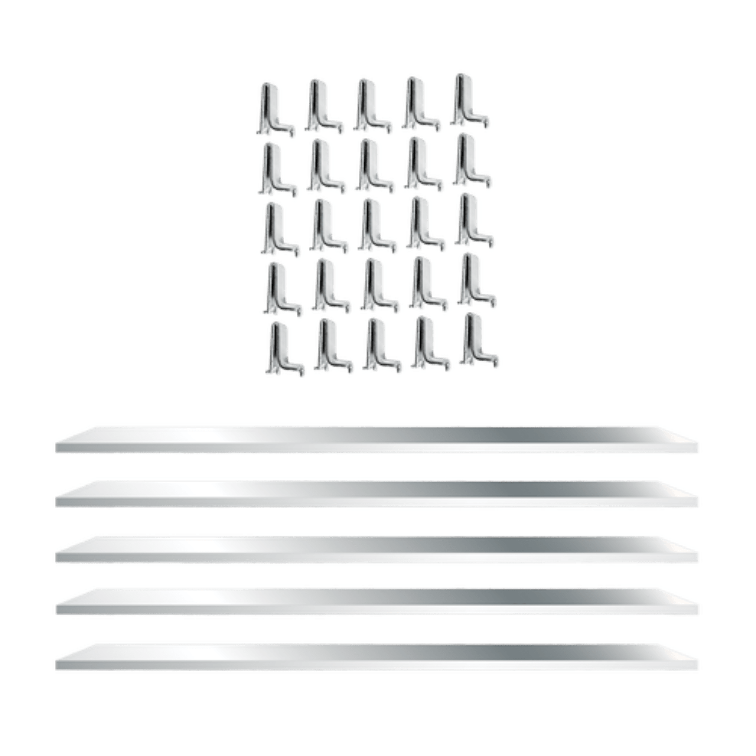 Blickman Industries Shelf Kit for Paul Cabinet 7971, Stainless Steel