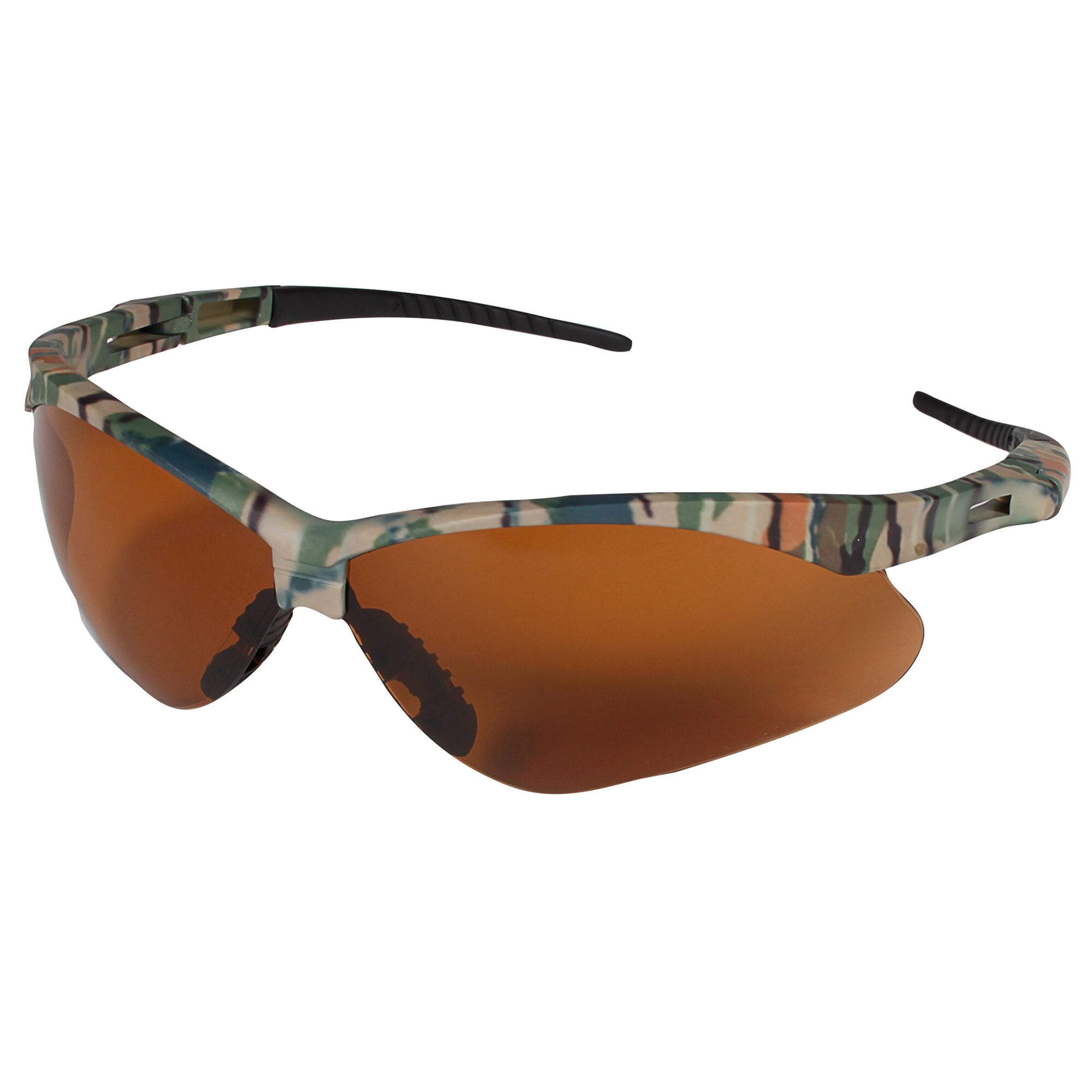 KleenGuard Nemesis Safety Glasses, Camouflage Bronze, 12/Box