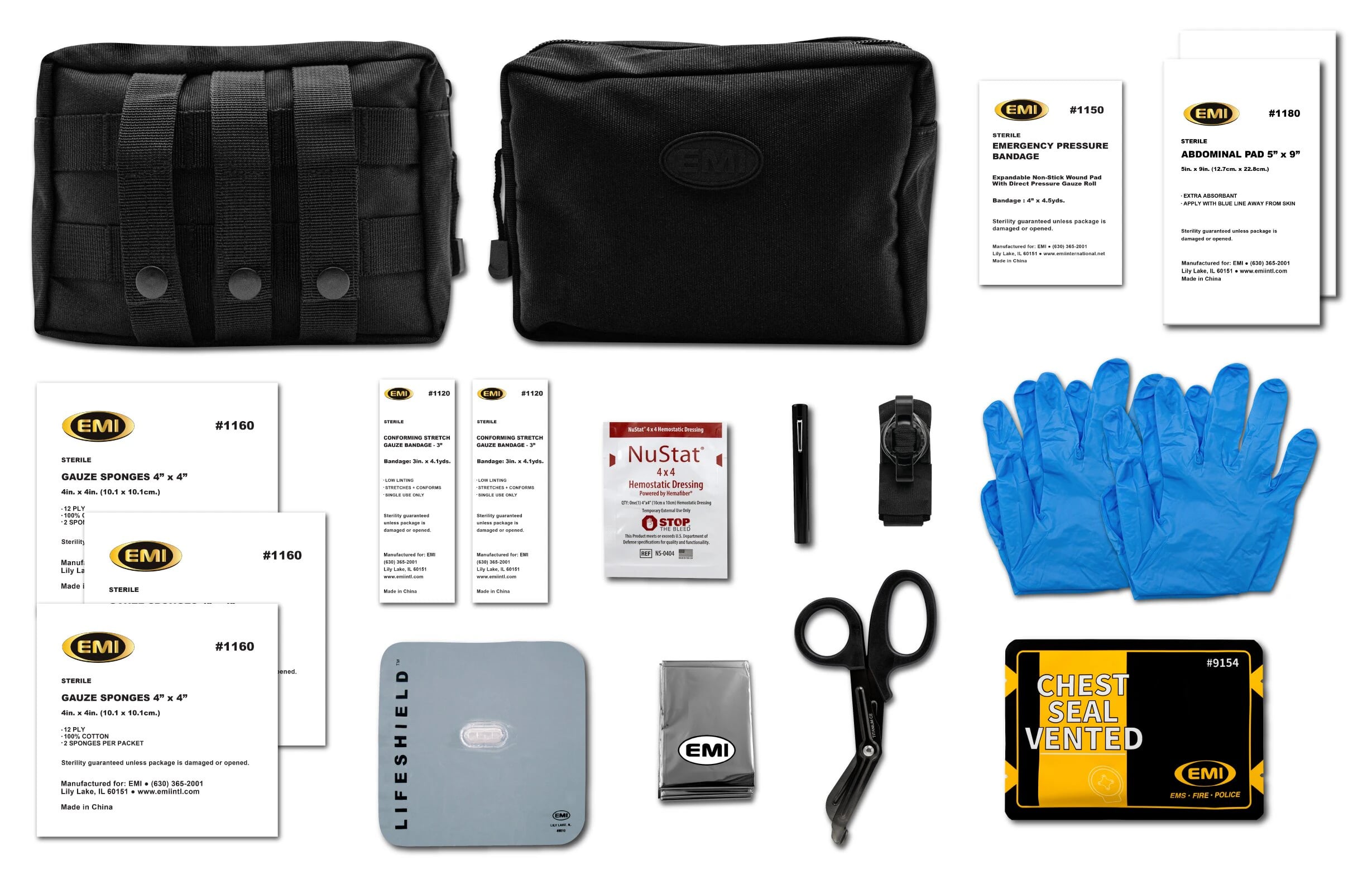 Deluxe Active Shooter Kit (E.T.R. Bleed Aid Kit)