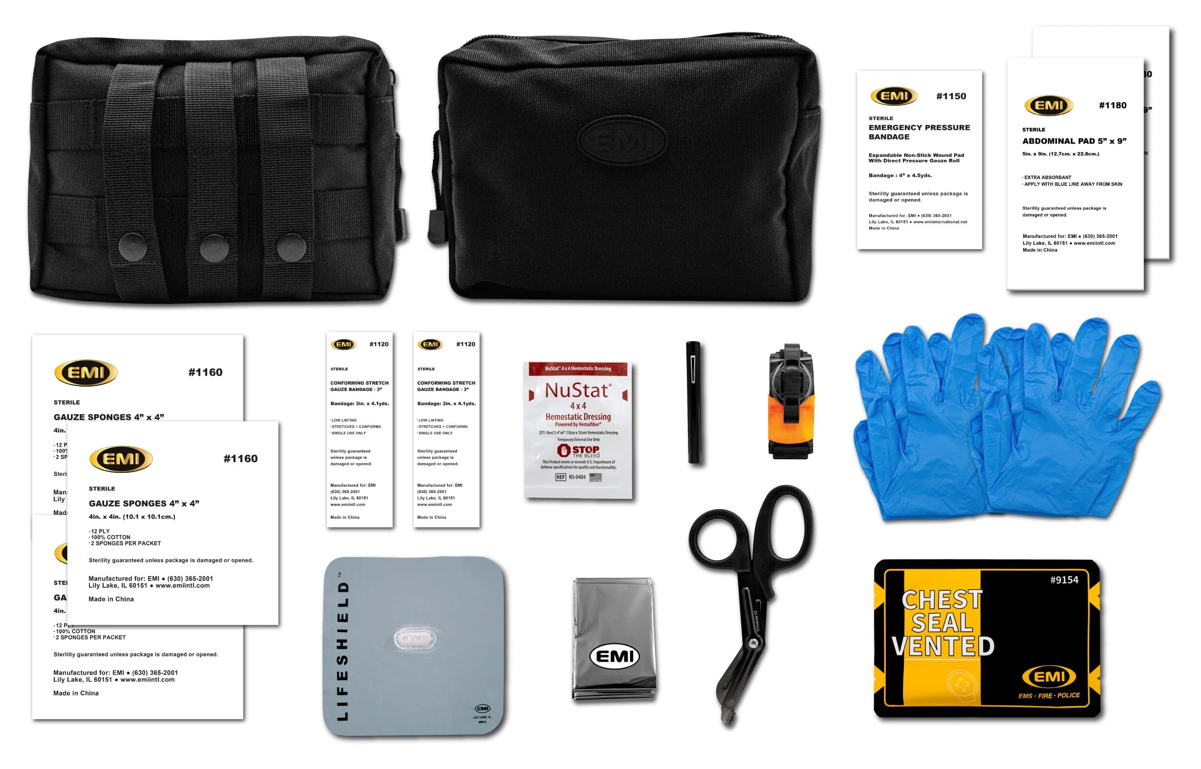 Deluxe Active Shooter Kit (E.T.R. Bleed Aid Kit)