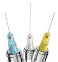 Accuject Disposable Dental Needles, Plastic Hub, 27 Gauge Long (32mm), Yellow, 100/Box, 900805