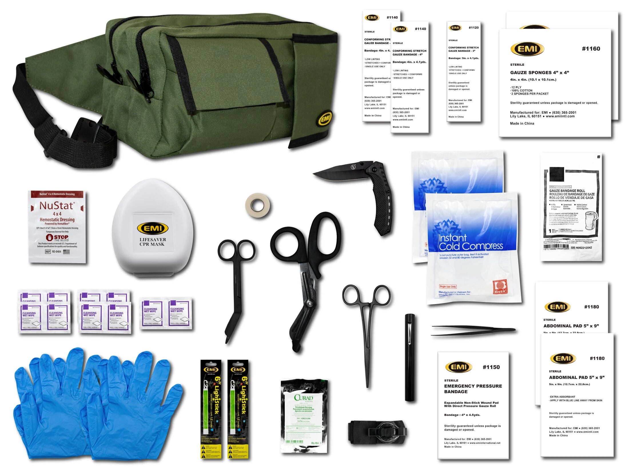 Emi E.T.R. Basic Response Kit, Olive Drab
