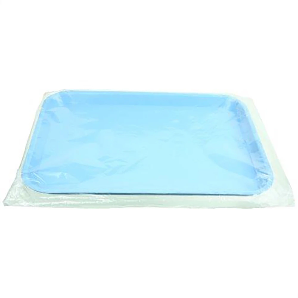 UniPack Tray Sleeves, Large, Clear Plastic, 11-5/8" x 14-1/2", 500/Box