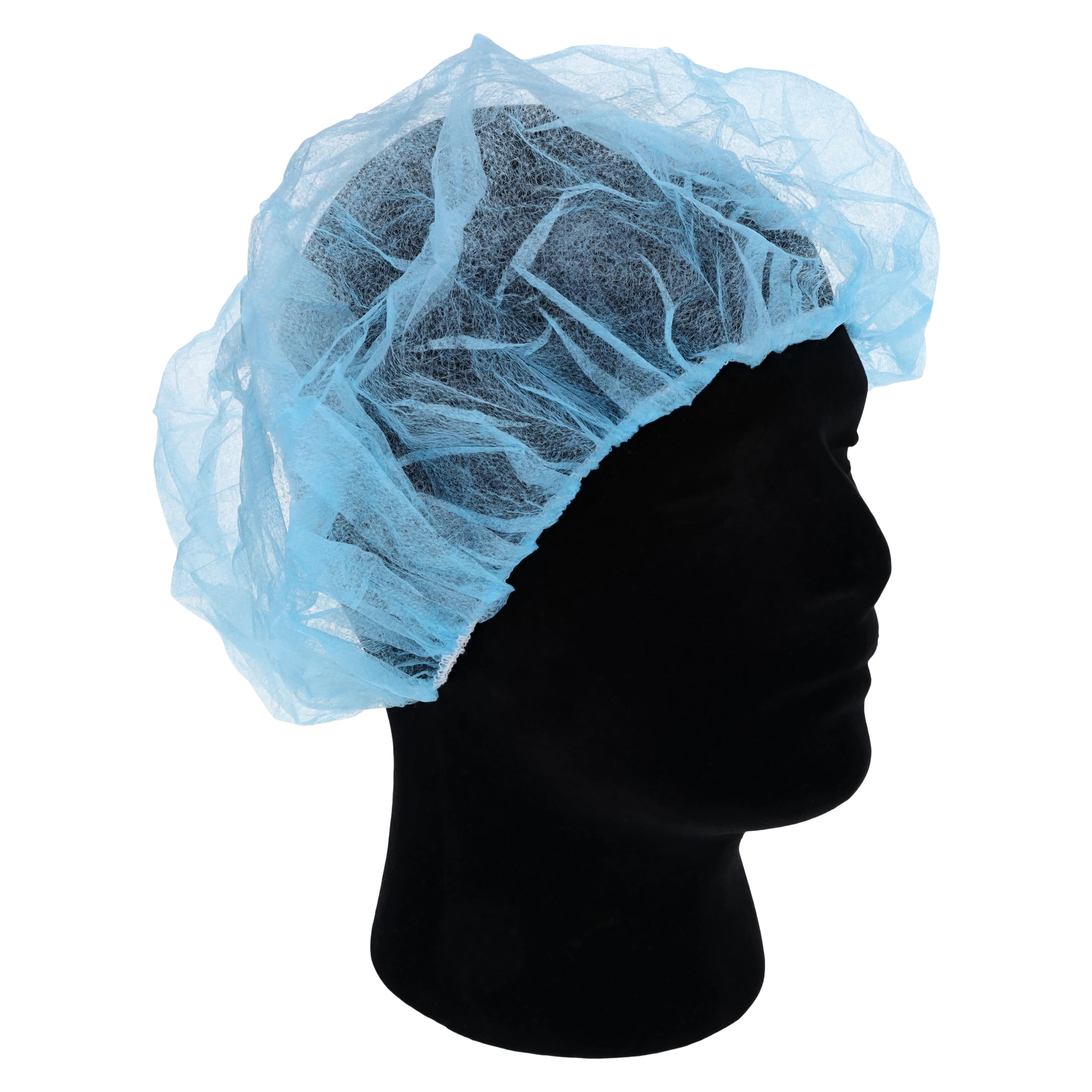 Dukal Bouffant Cap, 24" Diameter, Blue, Spunbond Polypropylene, 100/Box