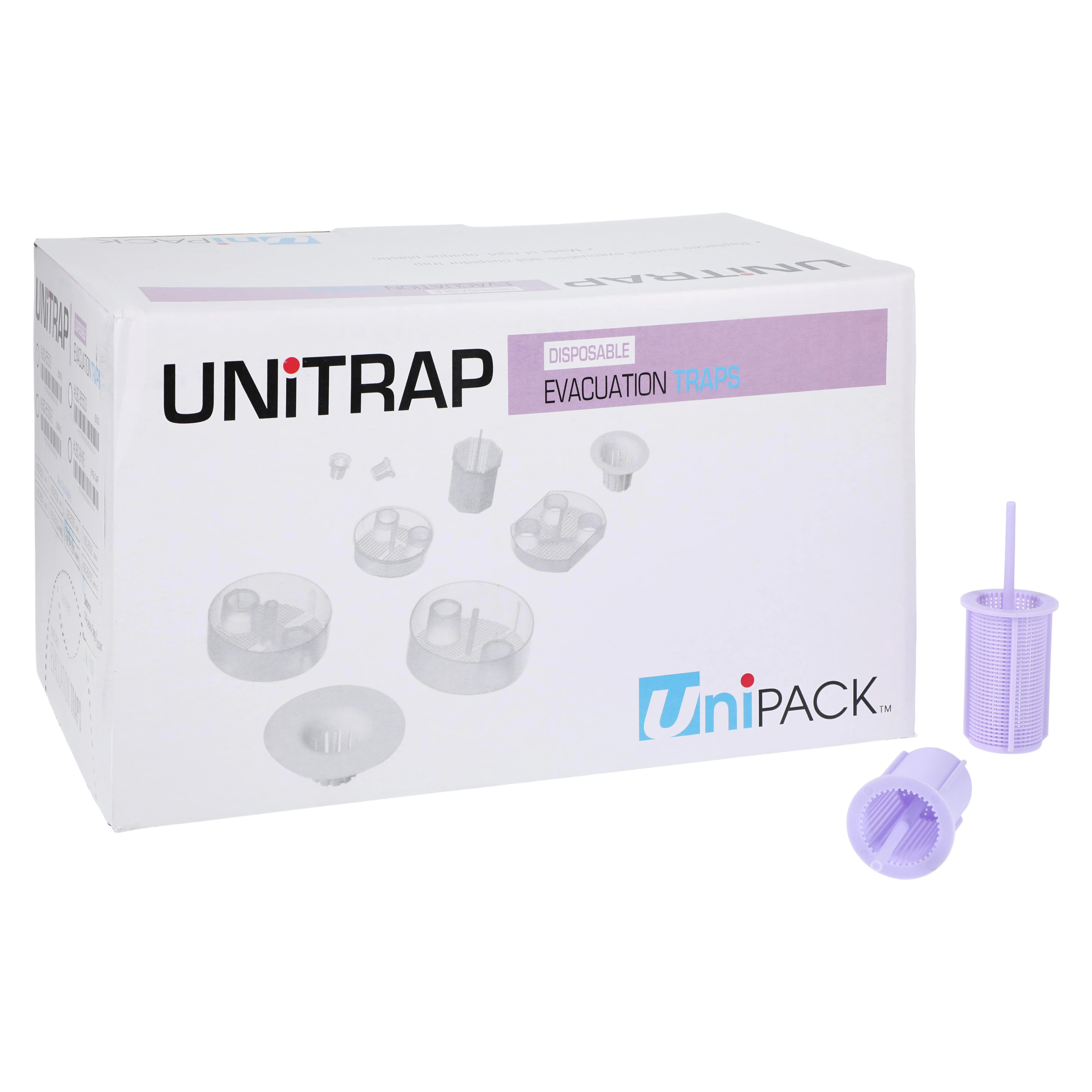 Unipack Evacuation Trap #5500 Style, 144/Box