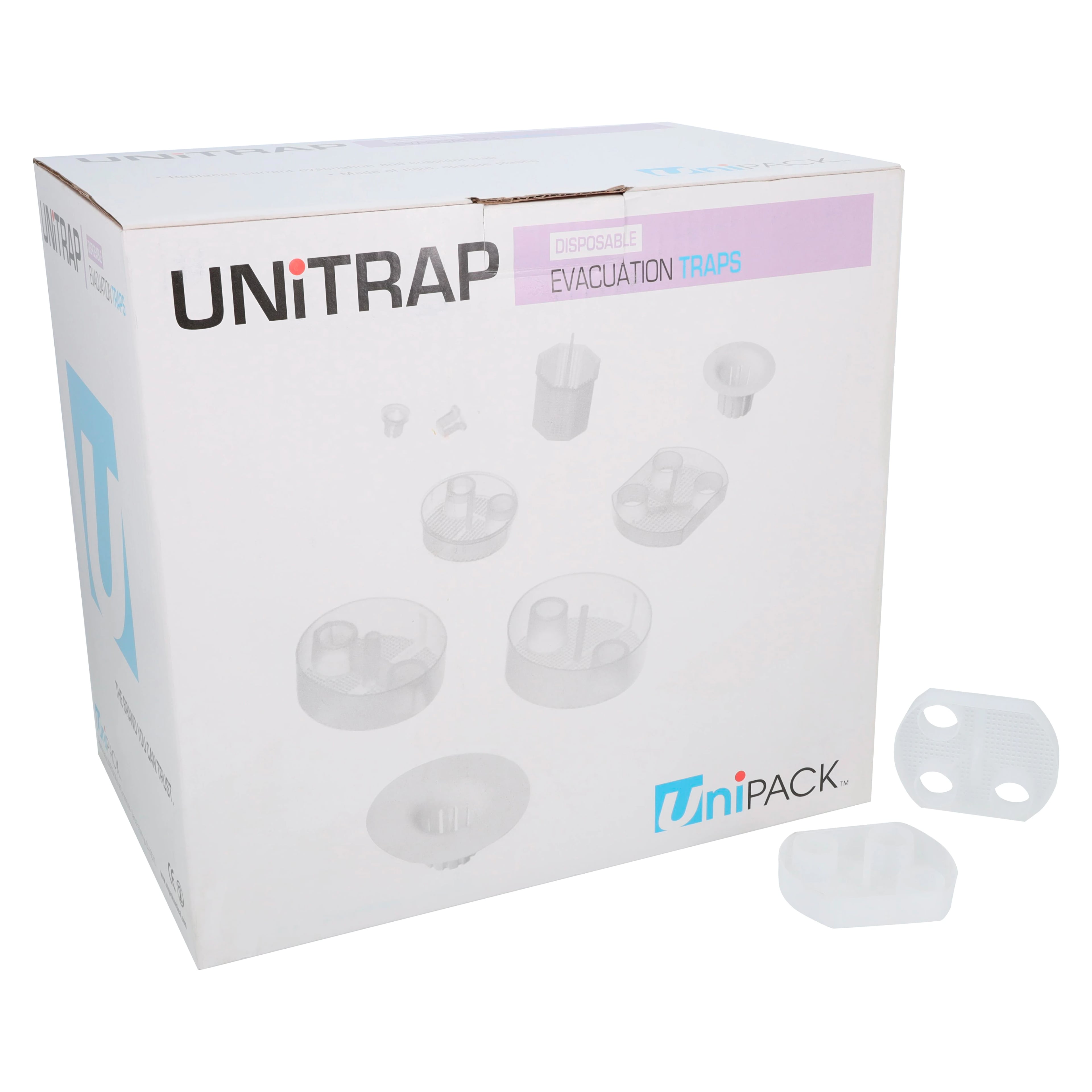 Unipack Medical Evacuation Trap, 144/Box, 85505