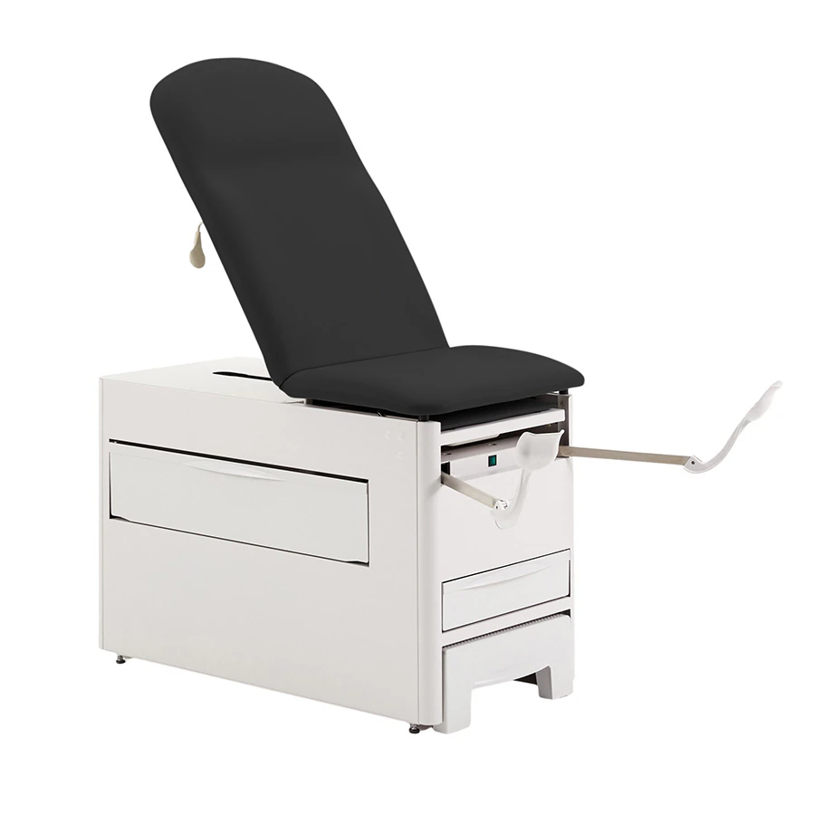 Brewer Access 1000 Exam Table, Black Satin, 500 lb Capacity, No Outlet